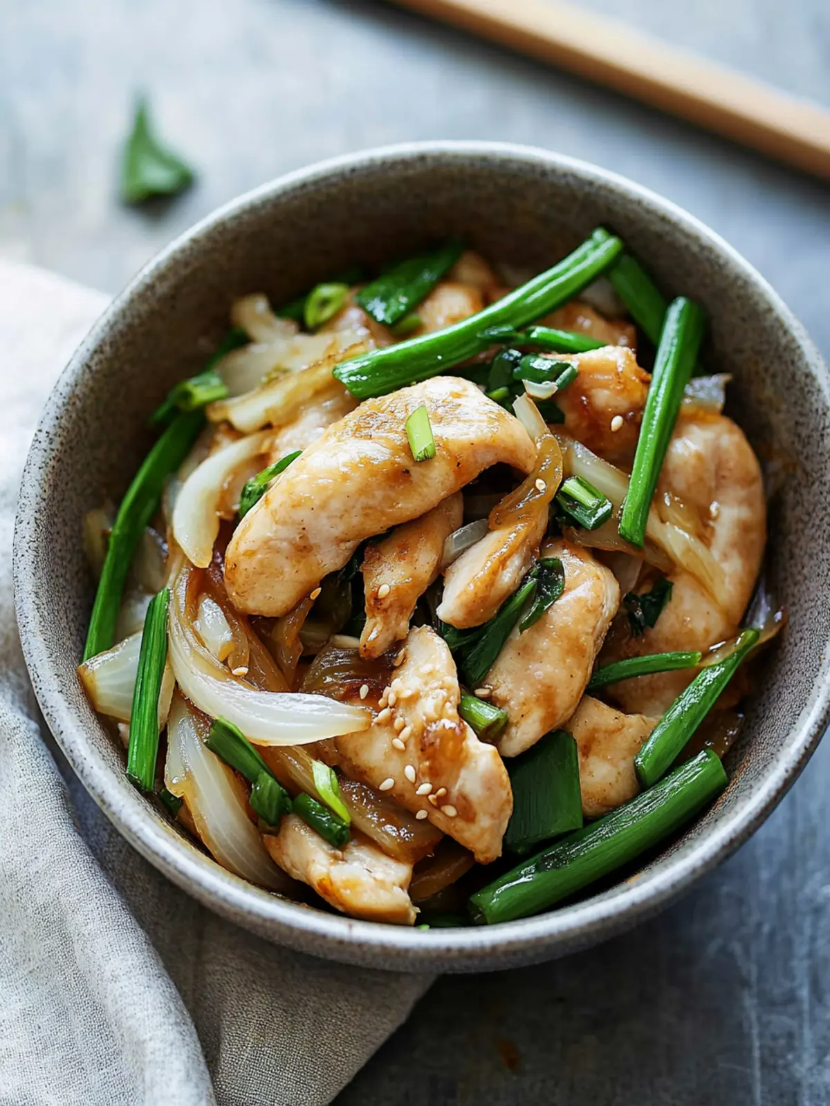 Savor Onion Scallion Chicken for a Flavorful Dinner Tonight 5 Onion Scallion Chicken