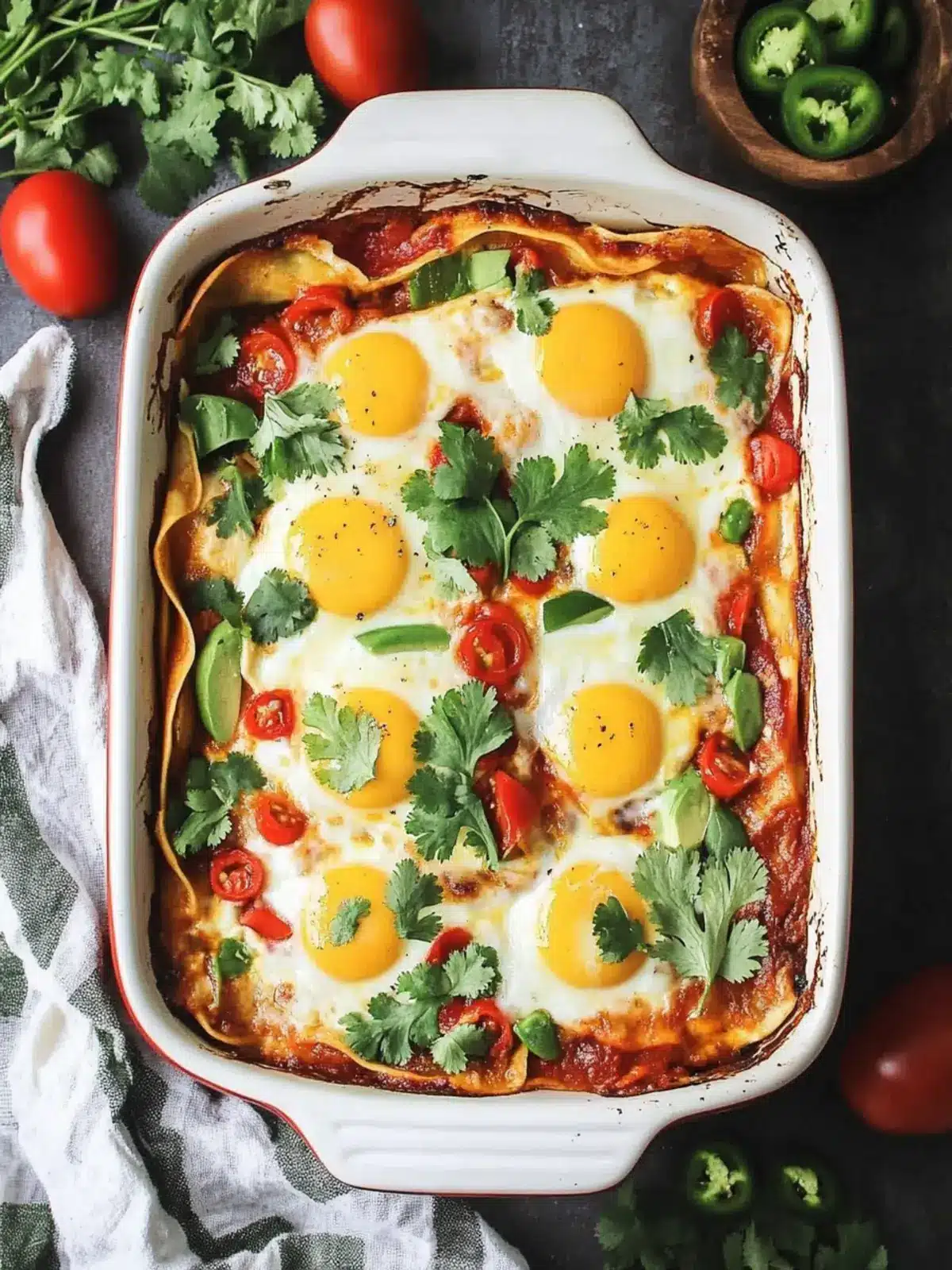 Huevos Rancheros Breakfast Casserole: A Fl flavorful Start! 5 Huevos Rancheros Breakfast Casserole