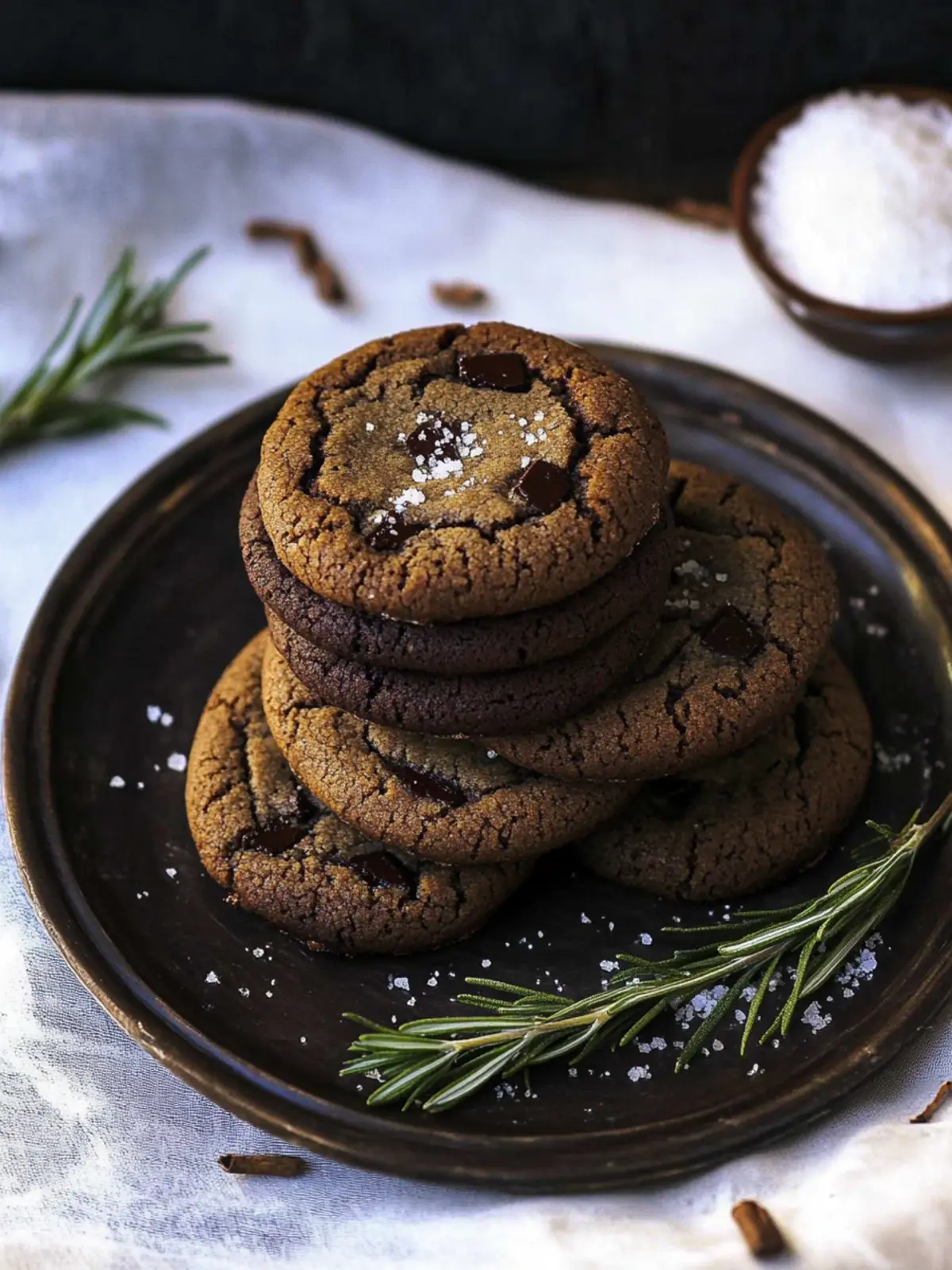 Salted Rosemary & Chocolate Cookies for Irresistible Flavor 2 Salted Rosemary & Chocolate Cookies