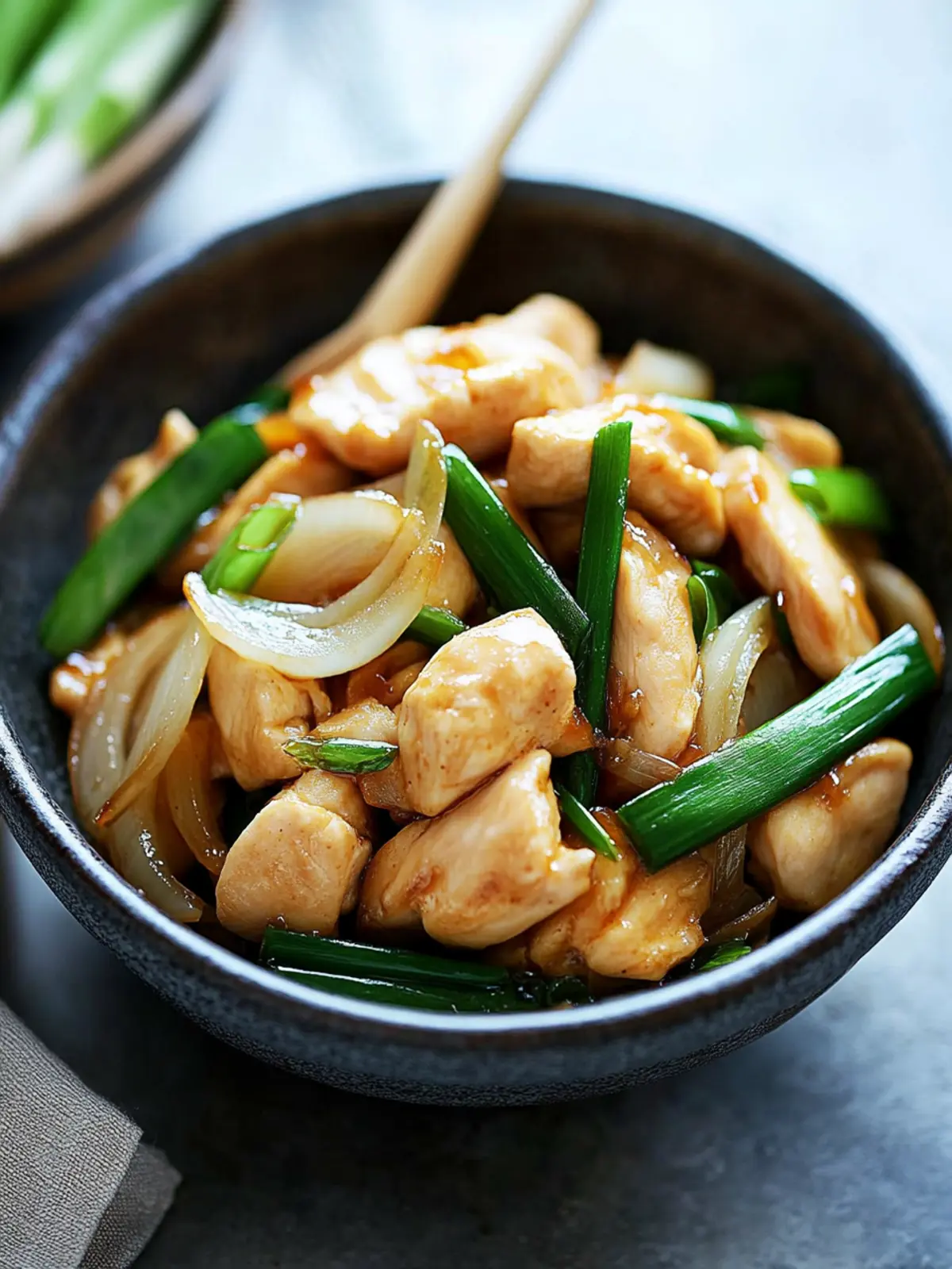 Savor Onion Scallion Chicken for a Flavorful Dinner Tonight 4 Onion Scallion Chicken