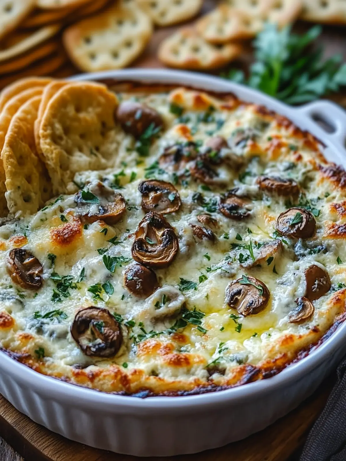 Creamy Stuffed Mushroom Dip: A Cheesy Delight for Everyone 2 Stuffed Mushroom Dip