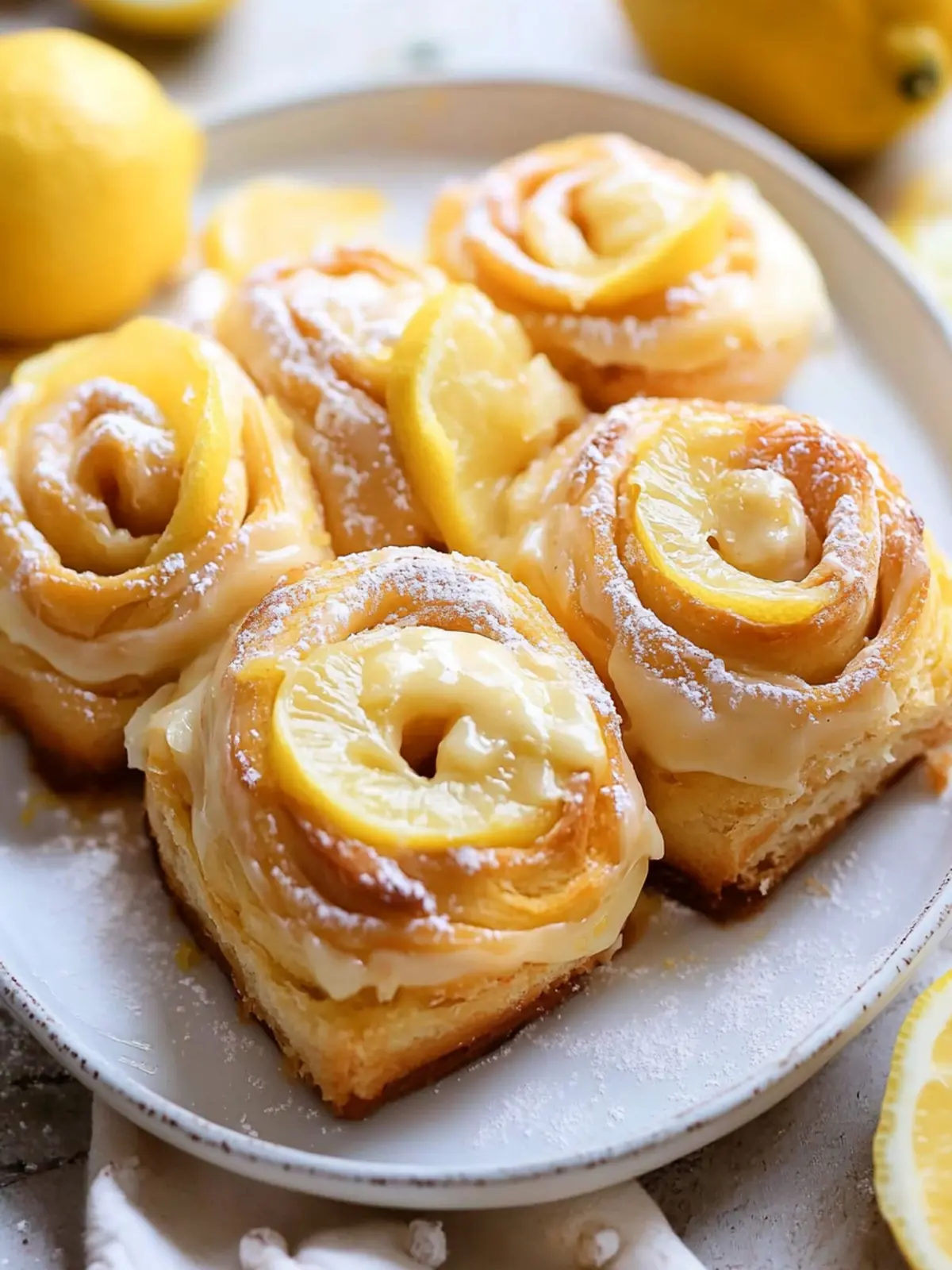 Lemon Sweet Rolls That Will Brighten Your Day 5 Lemon Sweet Rolls
