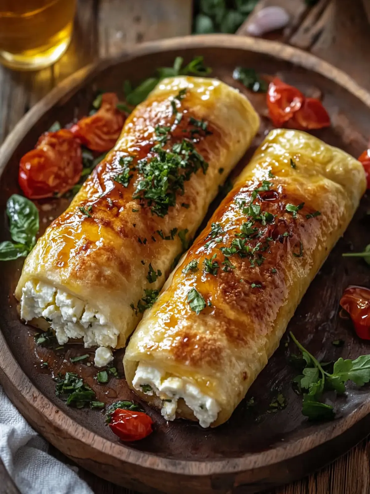 Oven Baked Feta Rolls with Chili Honey: A Flavorful Delight 3 Oven Baked Feta Rolls with Chili Honey