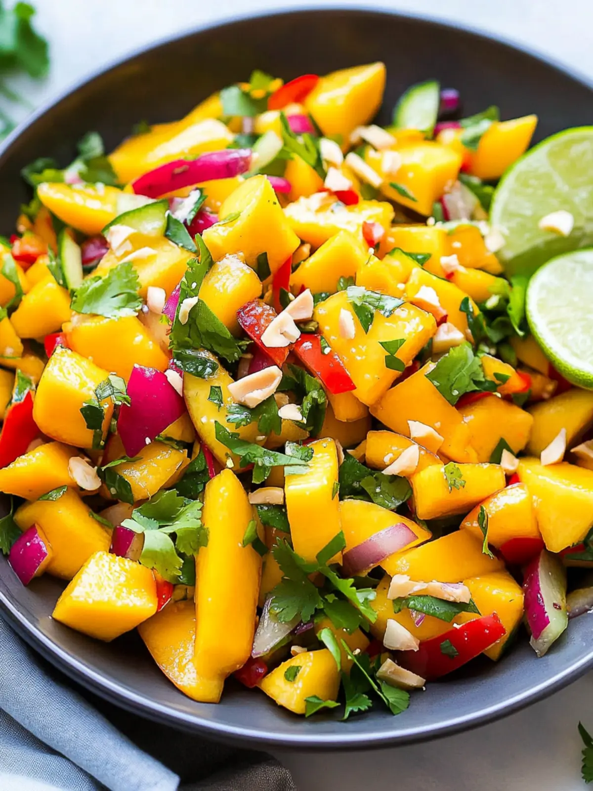 Zesty Thai Mango Salad With Crunchy Veggies for a Tropical Twist 3 Zesty Thai Mango Salad With Crunchy Veggies