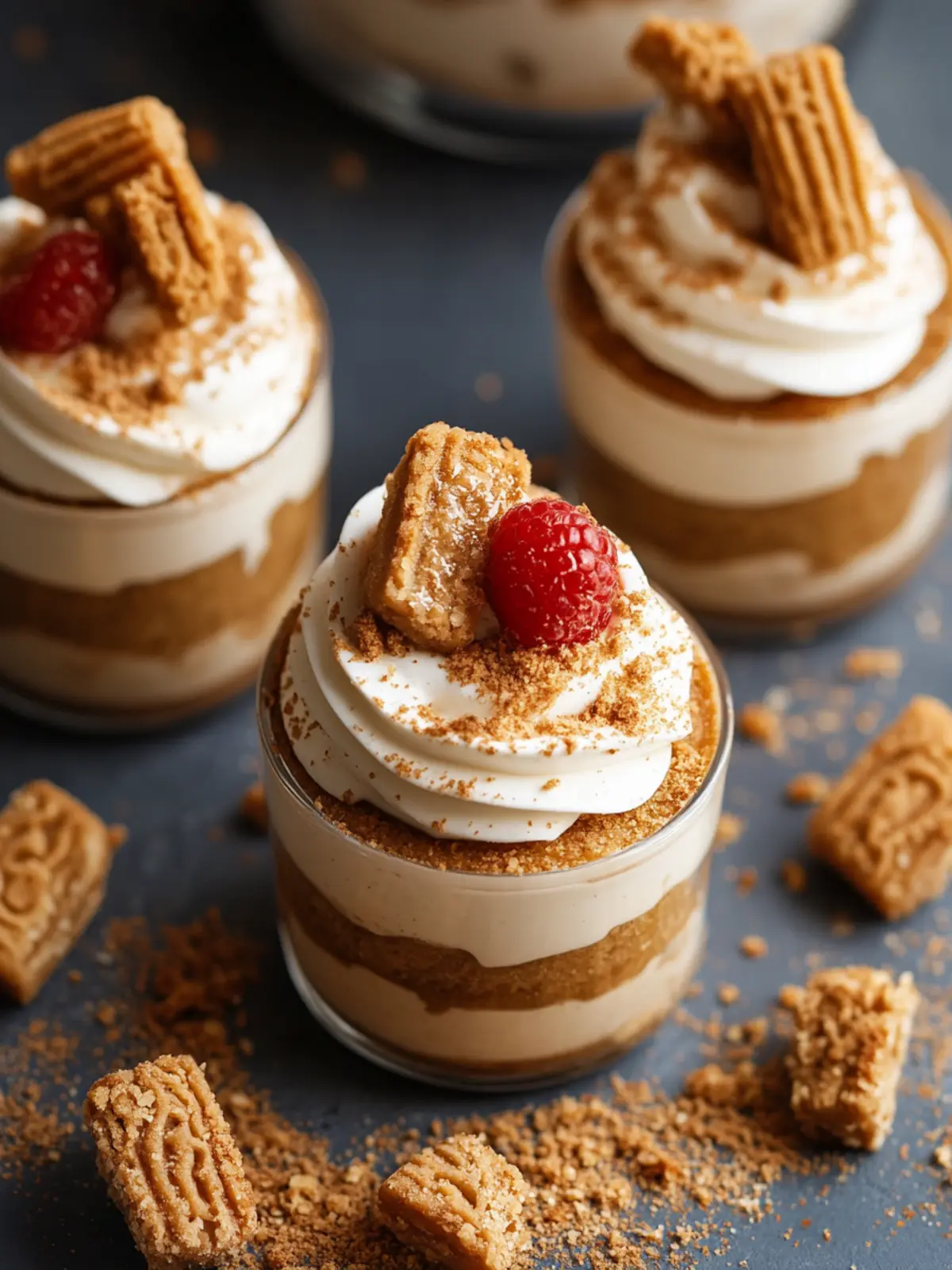 Decadent No-Bake Biscoff Cheesecake Cups You’ll Adore 4 No-Bake Biscoff Cheesecake Cups