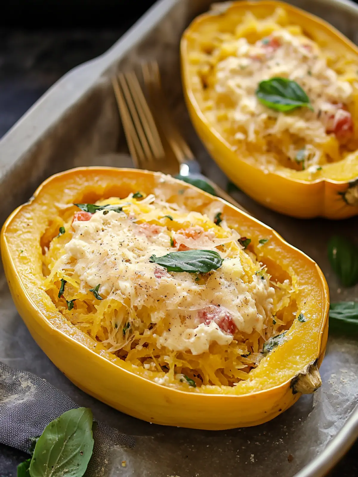 Boursin Spaghetti Squash: A Creamy, Flavor-Packed Dinner Delight 4 Boursin Spaghetti Squash