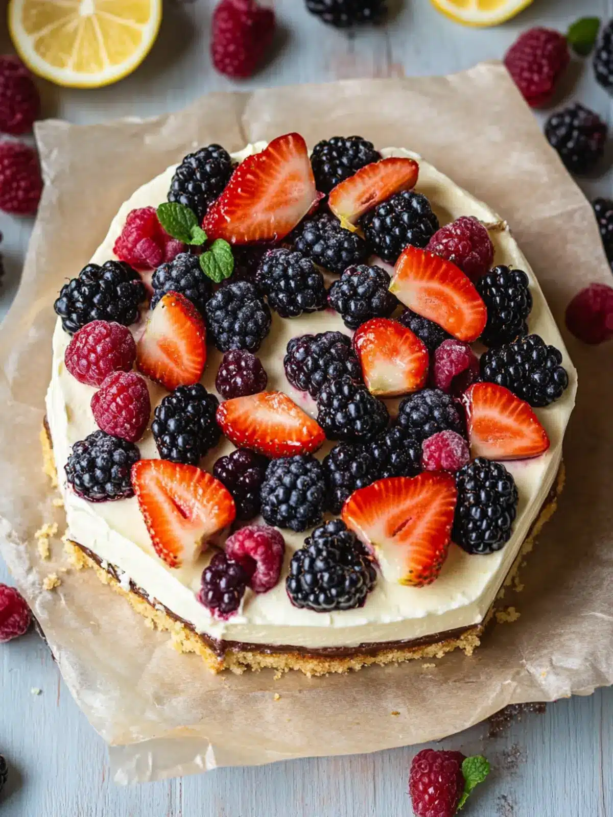 Lemon Berry Mascarpone Cake: Indulge in Creamy Perfection 2 Lemon Berry Mascarpone Cake