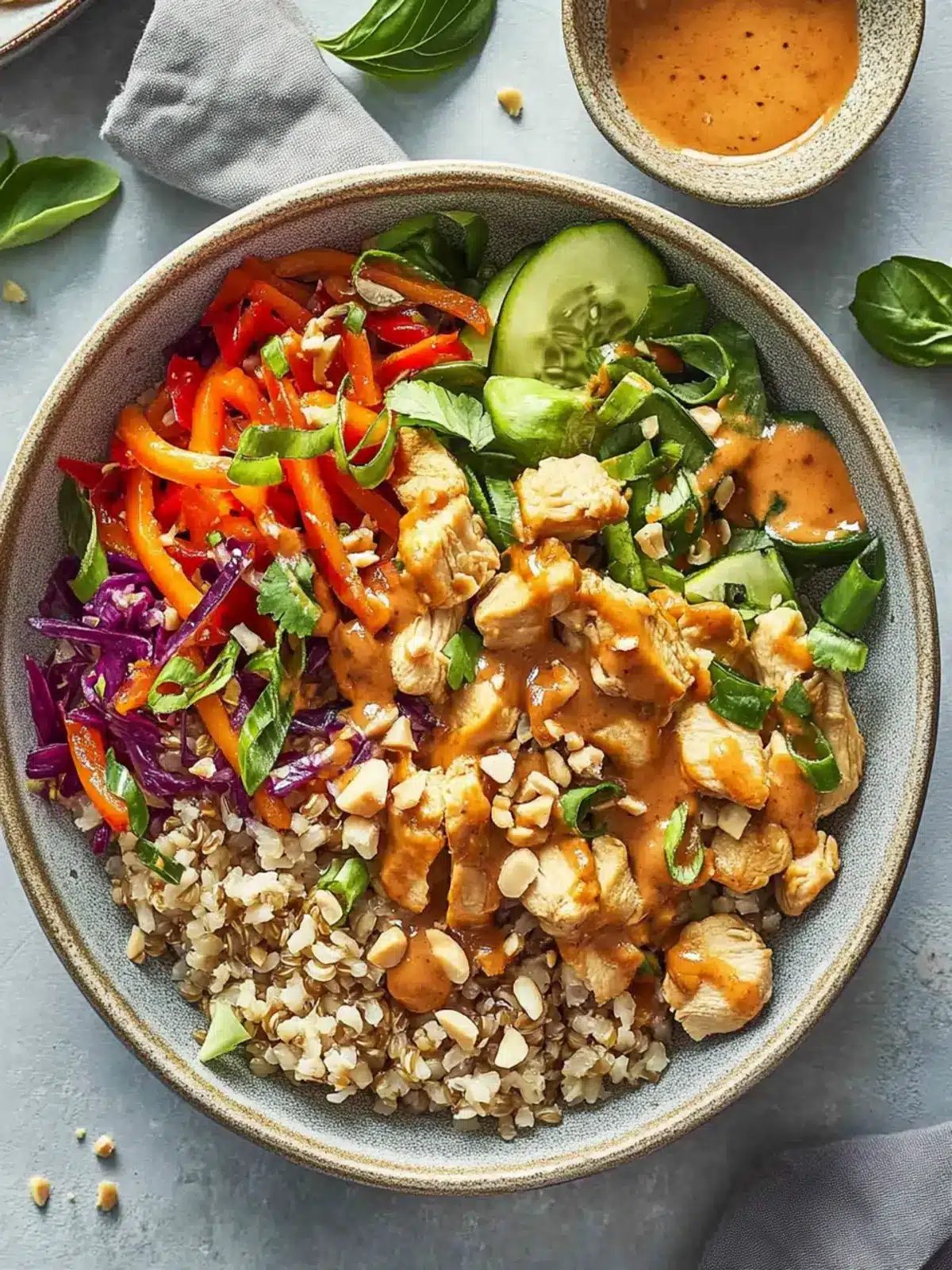 Spicy Thai Chicken and Brown Rice Bowls for a Flavor Boost 2 Spicy Thai Chicken and Brown Rice Bowls
