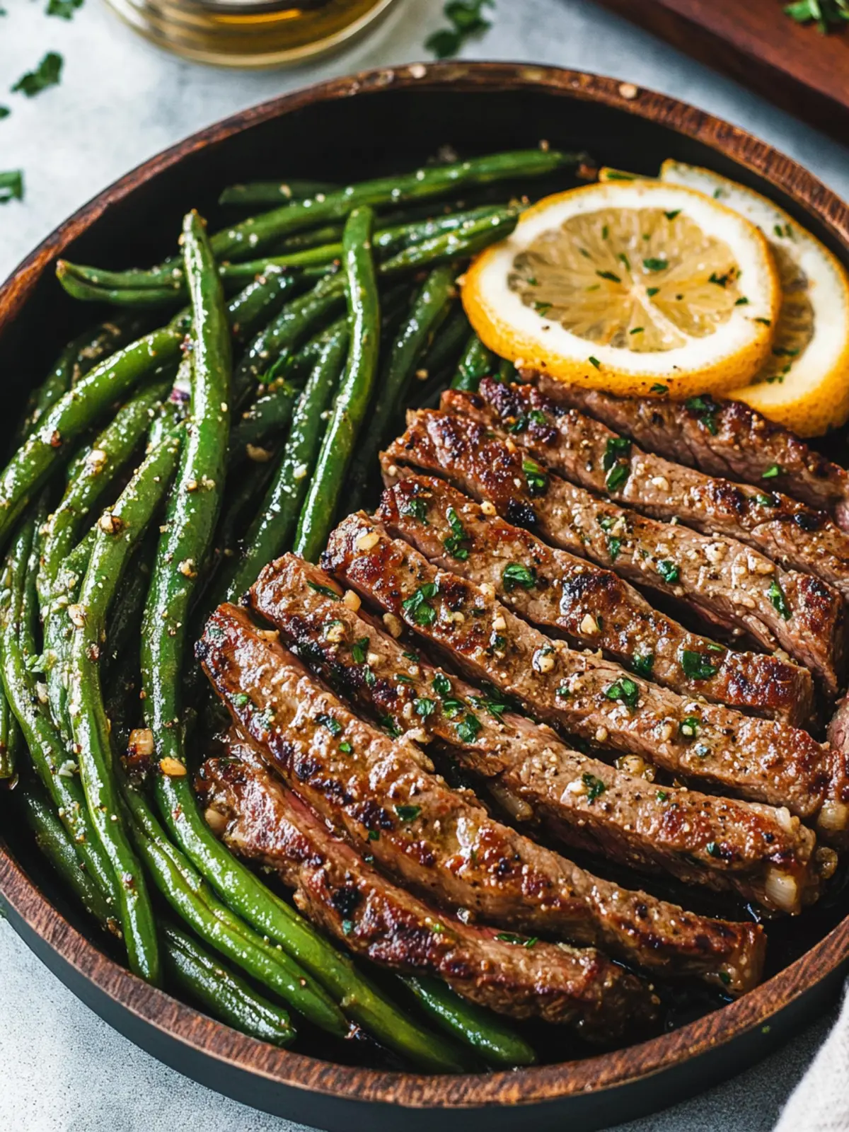 Savor Garlic Butter Steak and Green Beans for Dinner Tonight 5 Garlic Butter Steak and Green Beans