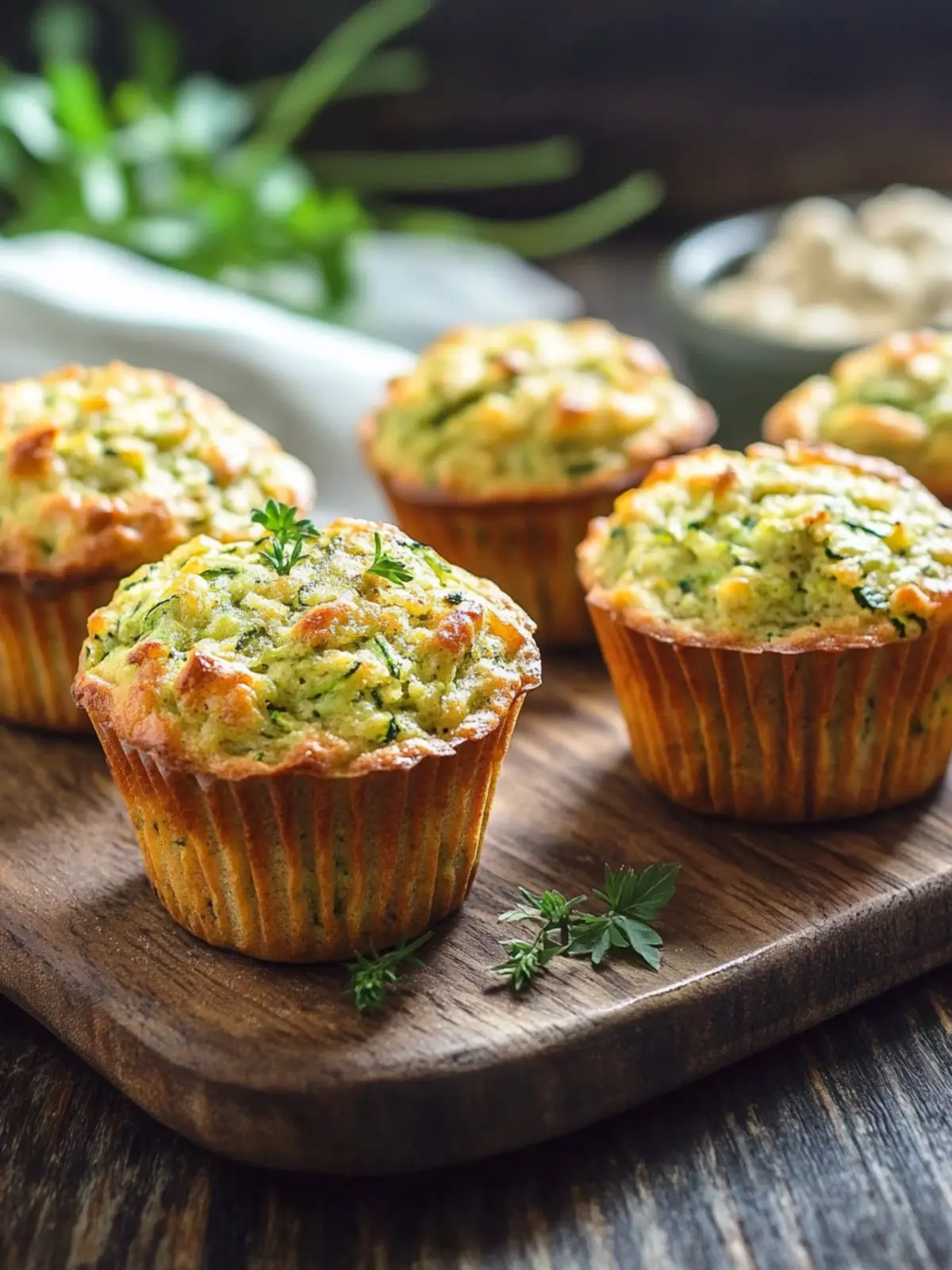 Delicious Herbed Zucchini Muffins for a Flavorful Bake 4 Herbed Zucchini Muffins