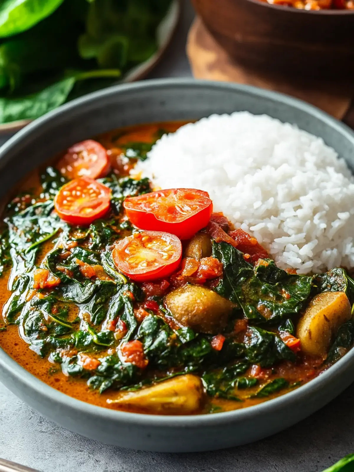 Ghanaian Spinach Stew: A Spicy, Nutritious Delight! 5 Ghanaian Spinach Stew