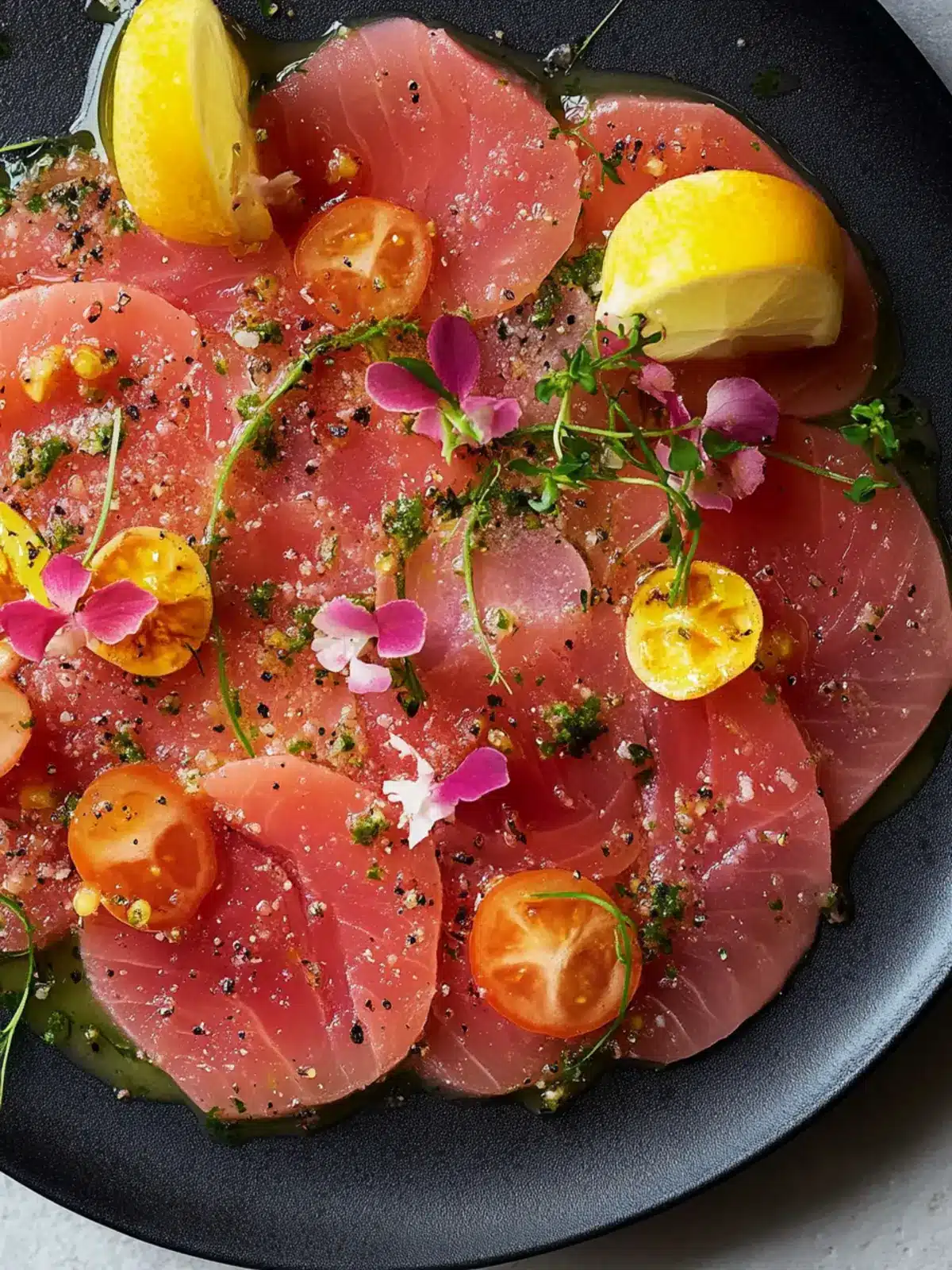 Tuna Carpaccio: Elevate Dinner with this Easy Delight 5 Tuna Carpaccio