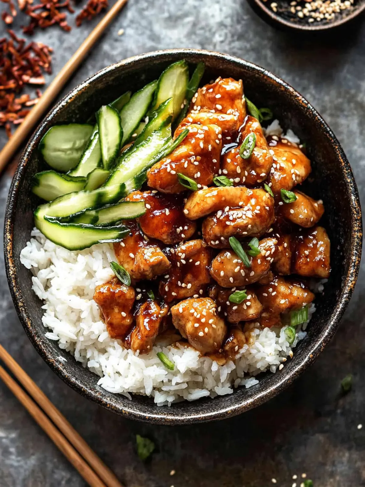 Savory Weeknight Sesame Teriyaki Chicken with Ginger Rice 2 Weeknight Sesame Teriyaki Chicken with Ginger Rice