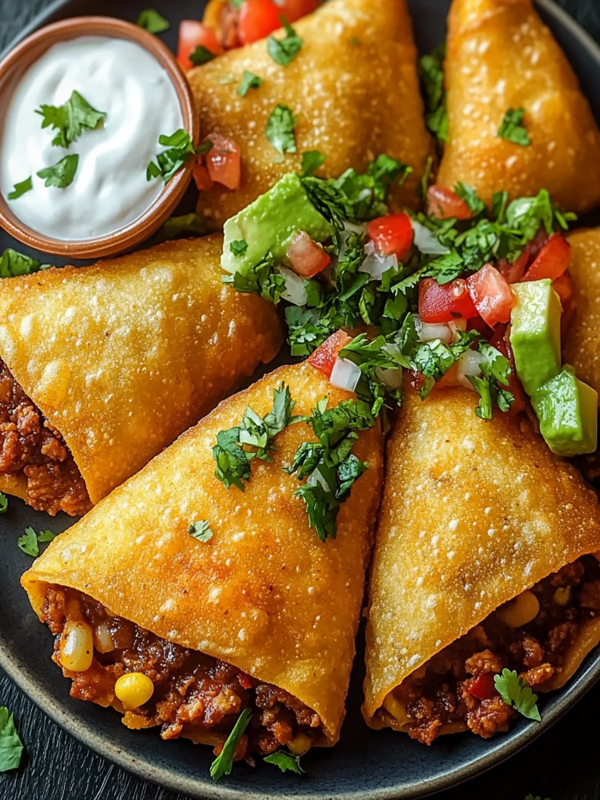 Spicy Crispy Mexican Taco Pockets for a Flavorful Feast 4 Spicy Crispy Mexican Taco Pockets