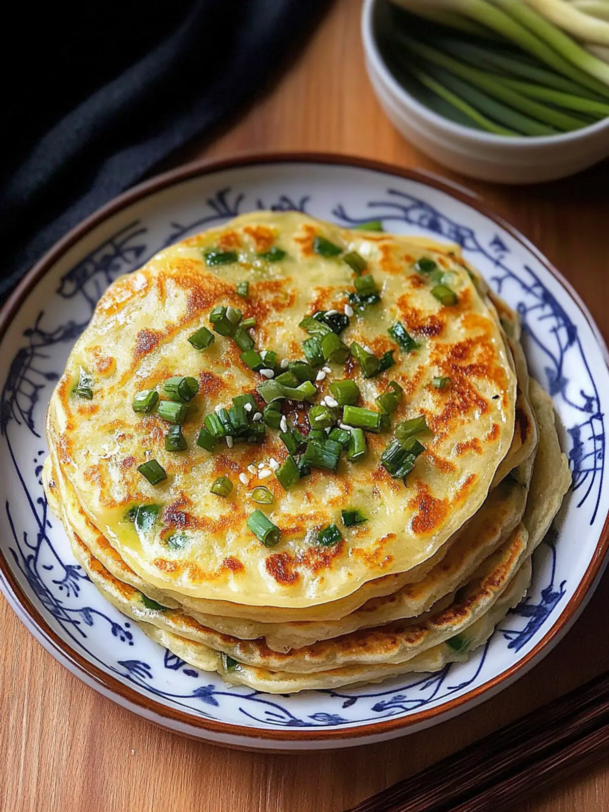 Crazy Crispy Easy Chinese Green Onion Pancakes in 10 Minutes 3 Easy Chinese Green Onion Pancakes