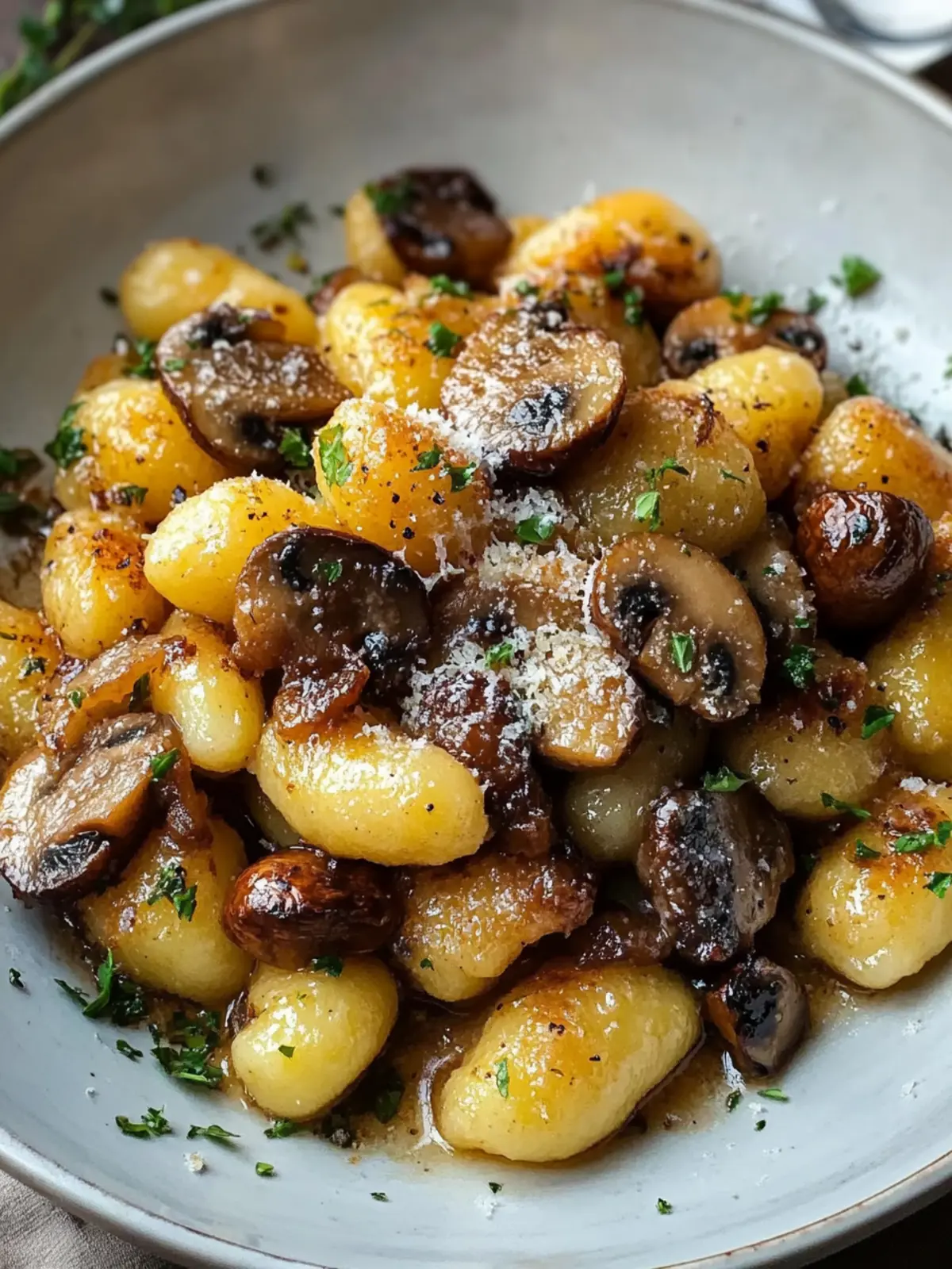 Pan-Fried Gnocchi with Garlic Butter Mushrooms for Cozy Nights 3 Pan-Fried Gnocchi with Garlic Butter Mushrooms