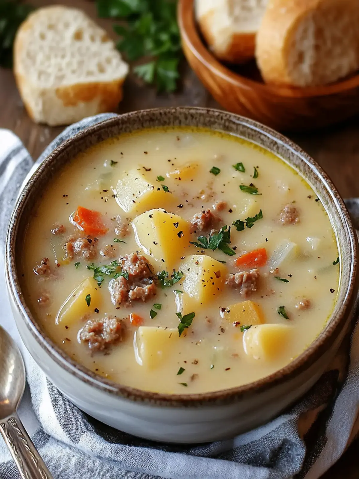 Cozy Crockpot Potato Soup with Sausage: Your Ultimate Comfort Meal 3 Cozy Crockpot Potato Soup with Sausage