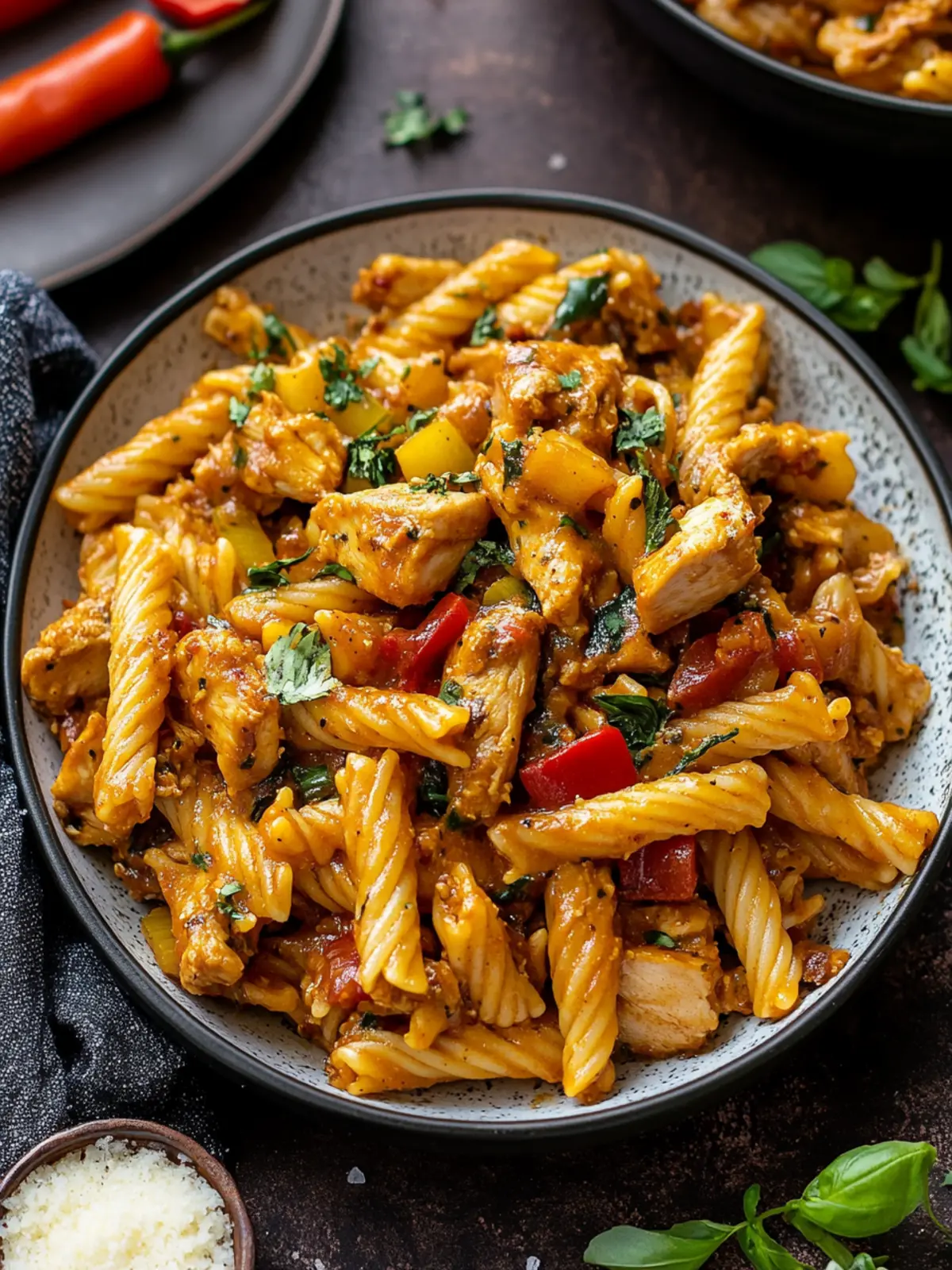 Authentic Jerk Chicken Rasta Pasta: A Flavorful Twist You’ll Love 3 Authentic Jerk Chicken Rasta Pasta