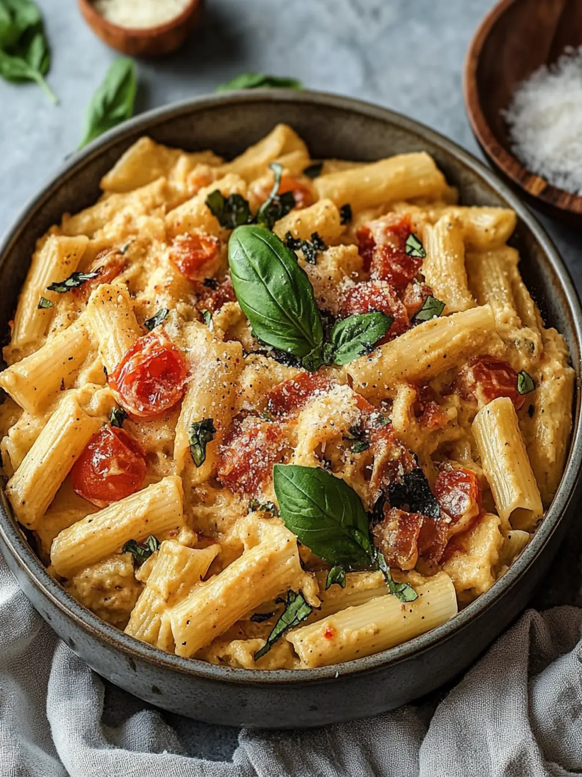 Baked Hummus Pasta: Quick, Creamy Vegan Delight Tonight 2 Baked Hummus Pasta