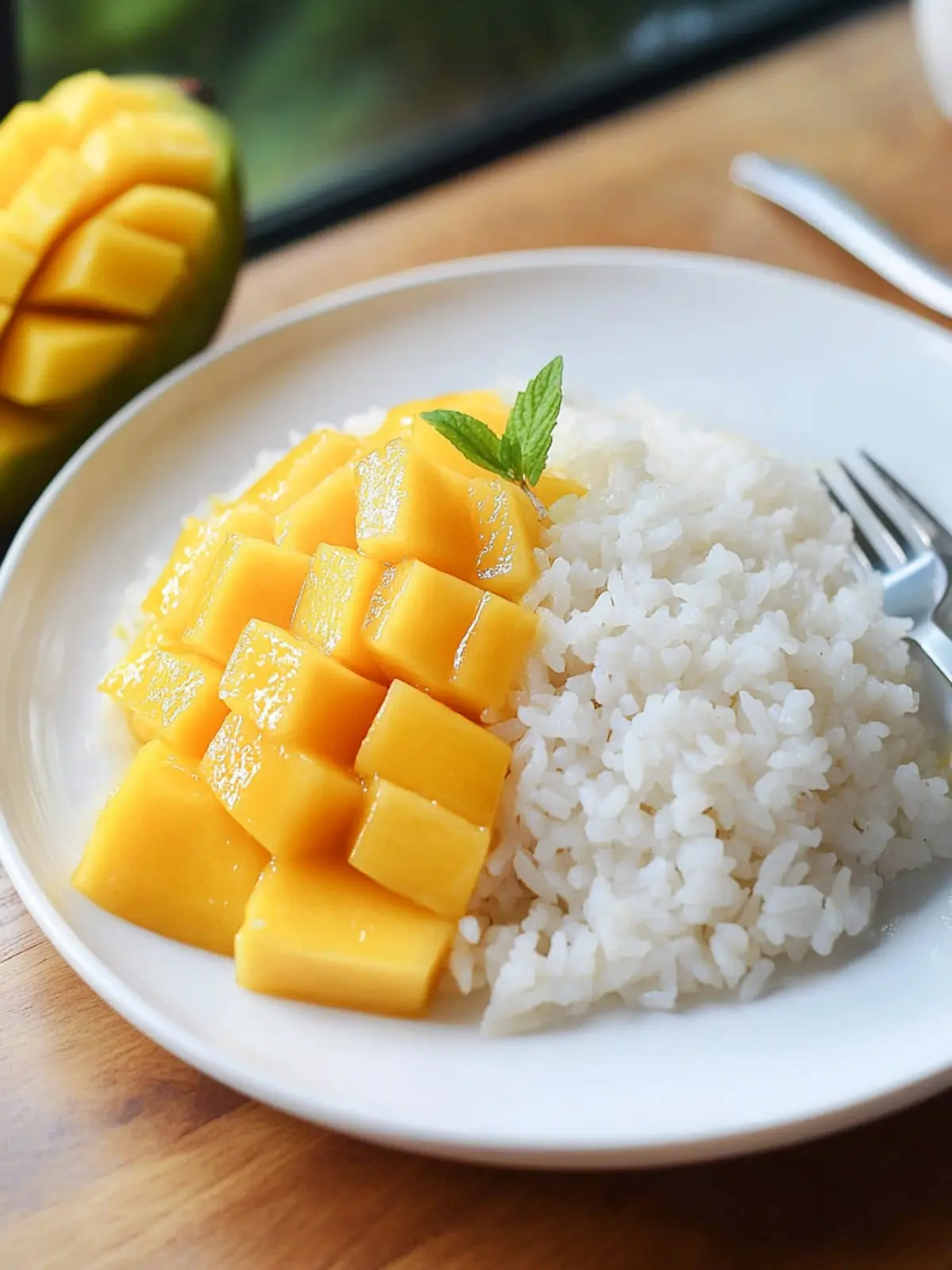 Delight in Thai Mango Sweet Sticky Rice Bliss at Home 2 Thai Mango Sweet Sticky Rice