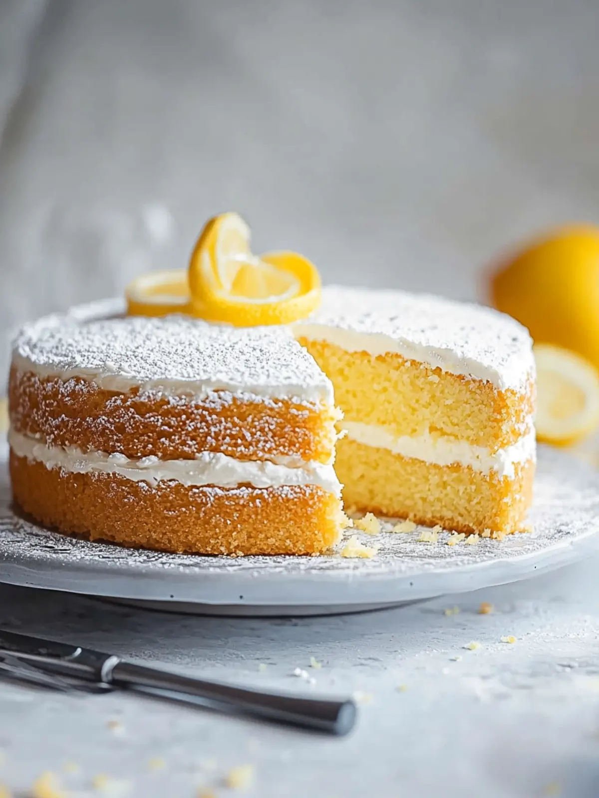 Irresistible Lemon Sour Cream Cake That Brightens Any Day 5 Lemon Sour Cream Cake