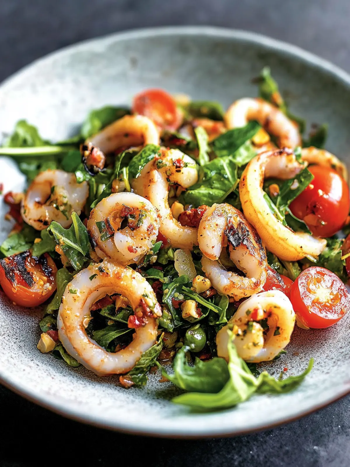 Spicy Grilled Calamari Salad Recipe for a Zesty Home Feast 4 Spicy Grilled Calamari Salad Recipe