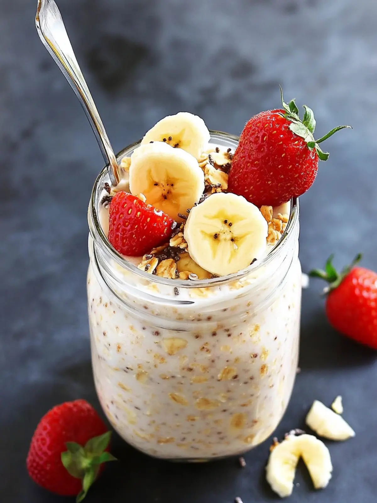Banana Split Overnight Oats for a Joyful Morning Boost 3 Banana Split Overnight Oats