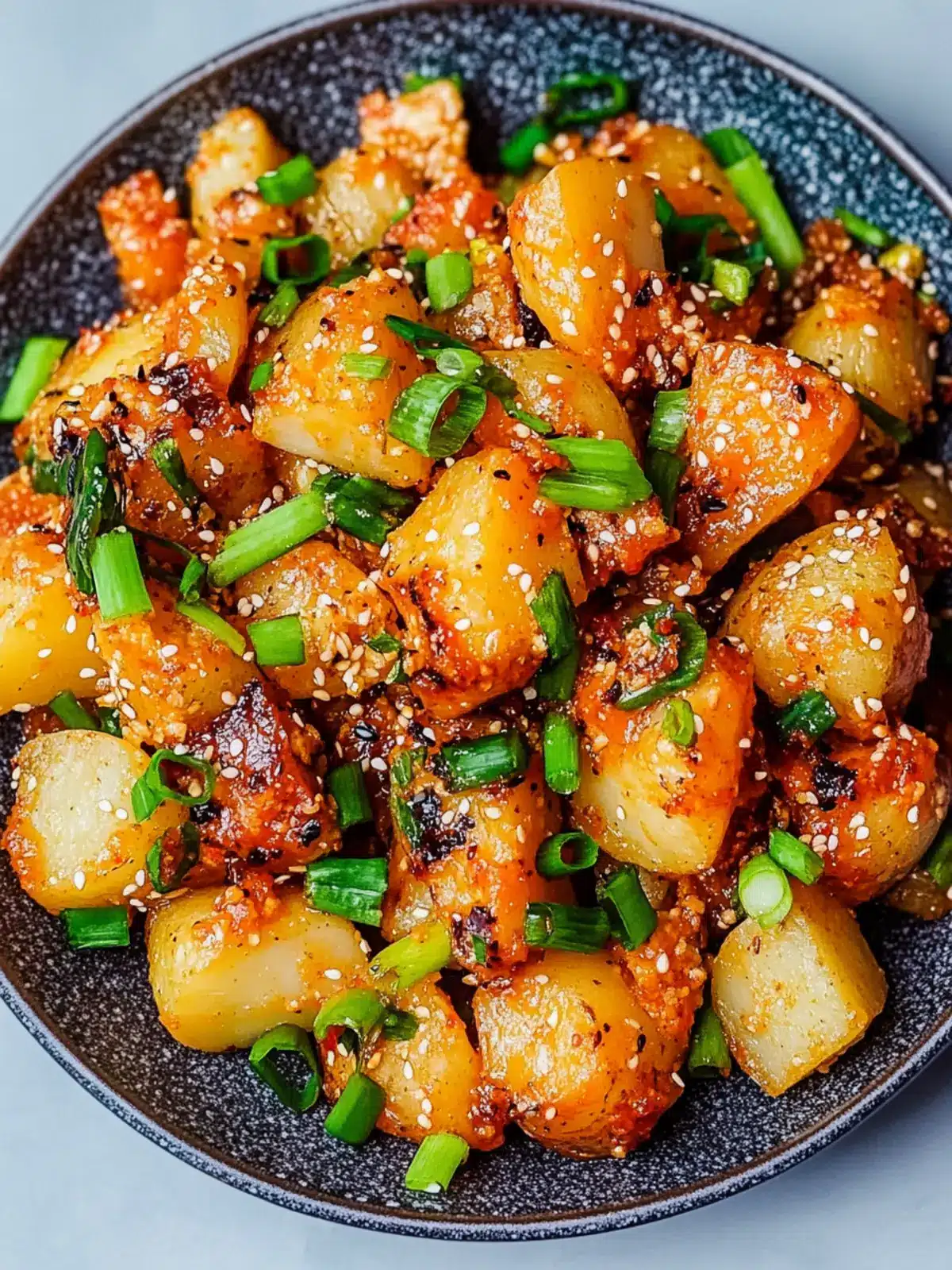 Crispy Gochujang Potato Salad: A Irresistible Vegan Treat 2 Crispy Gochujang Potato Salad