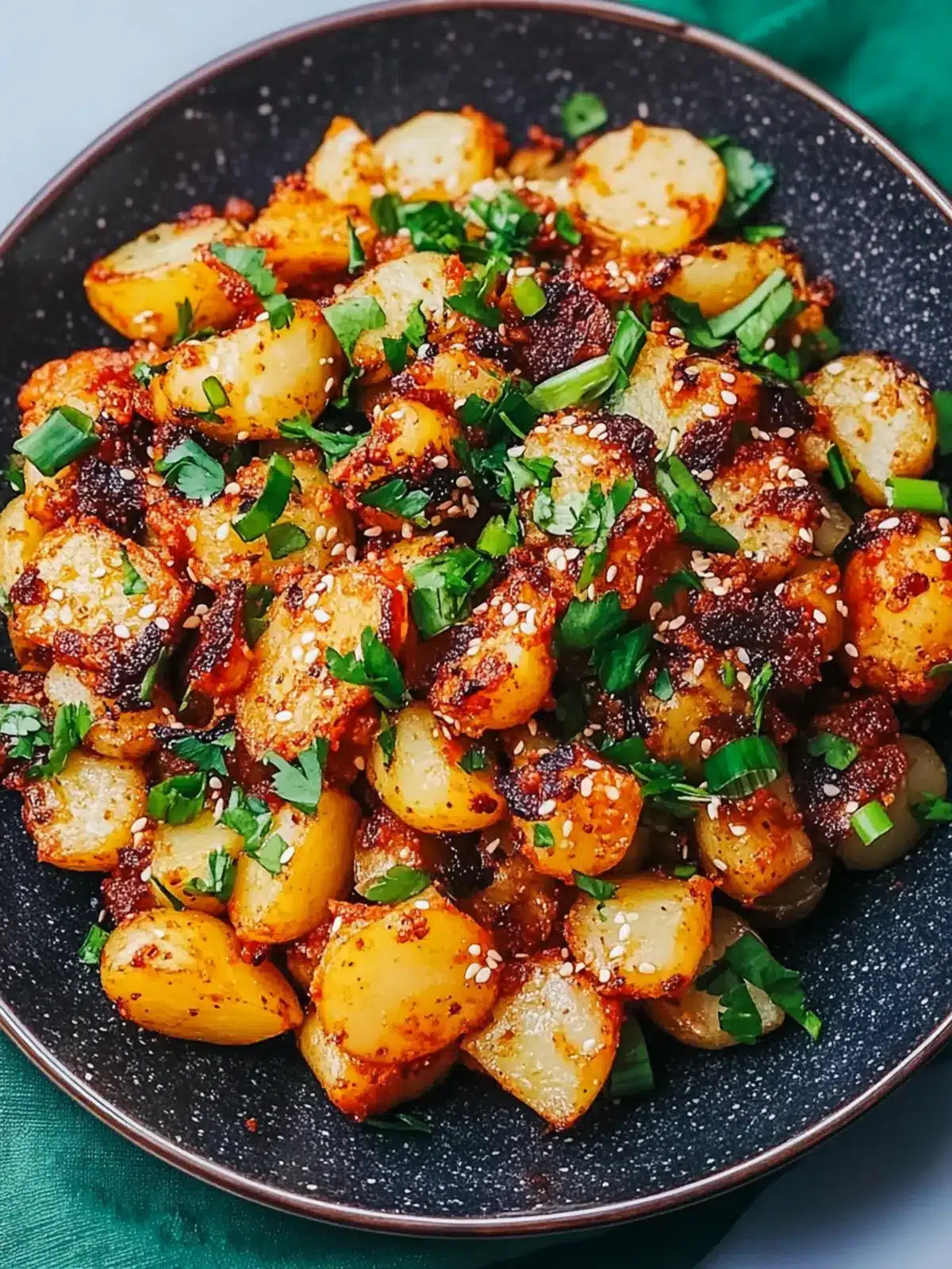 Crispy Gochujang Potato Salad: A Bold Vegan Twist 2 Crispy Gochujang Potato Salad