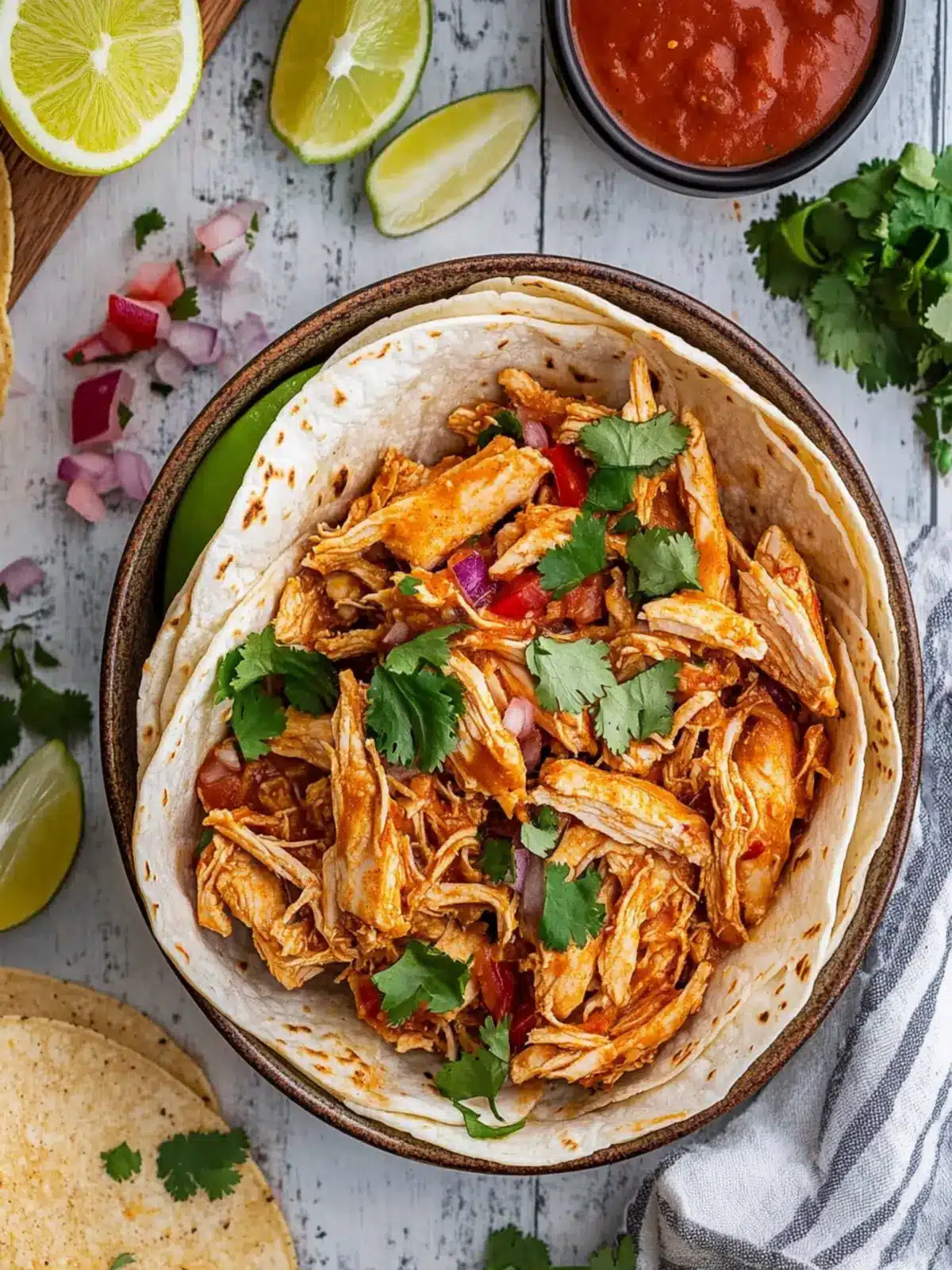 Deliciously Easy Crockpot Taco Chicken for Busy Weeknights 2 Crockpot Taco Chicken