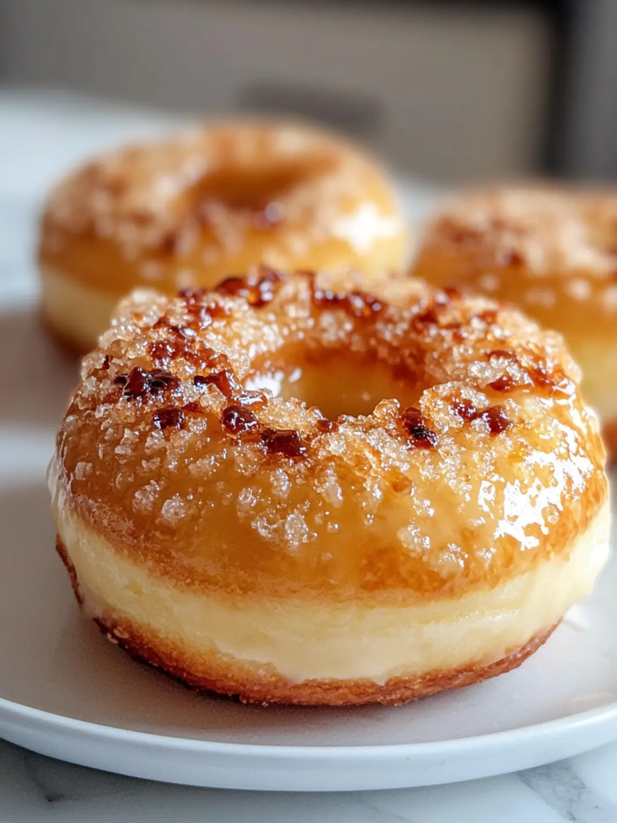 Vanilla Bean Crème Brûlée Donuts for the Ultimate Sweet Indulgence 4 Vanilla Bean Crème Brûlée Donuts