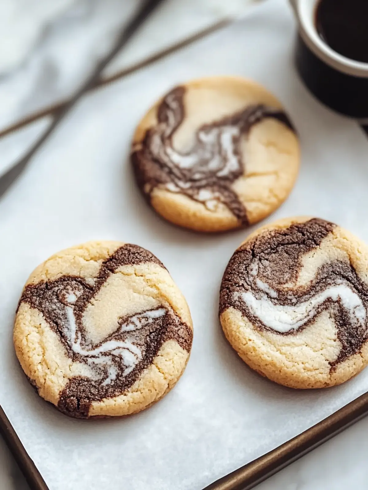 Irresistible Vietnamese Coffee Marble Cookies for Cozy Moments 2 Irresistible Vietnamese Coffee Marble Cookies