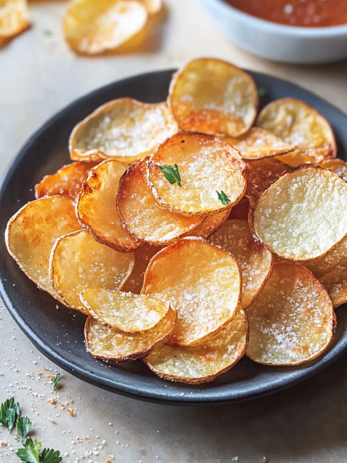 Crispy Oven Baked Potato Chips Ready in Just 35 Minutes 2 Oven Baked Potato Chips