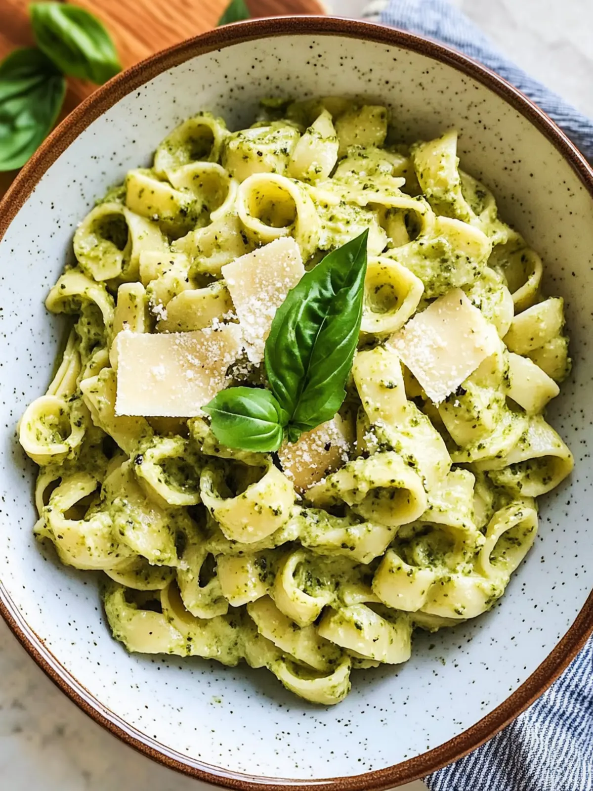 Cottage Cheese Creamy Pesto Pasta for Comfort Food Lovers 3 Cottage Cheese Creamy Pesto Pasta