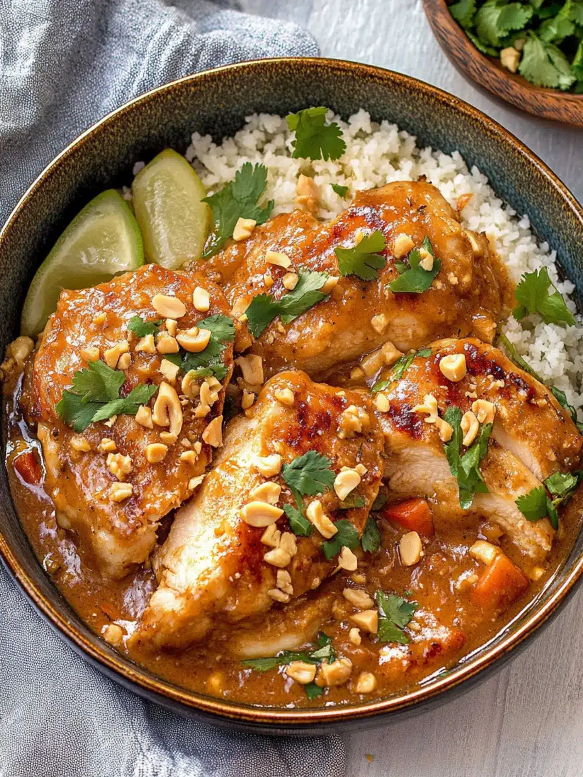 Baked Thai Peanut Chicken that Will Wow Your Taste Buds 4 Baked Thai Peanut Chicken
