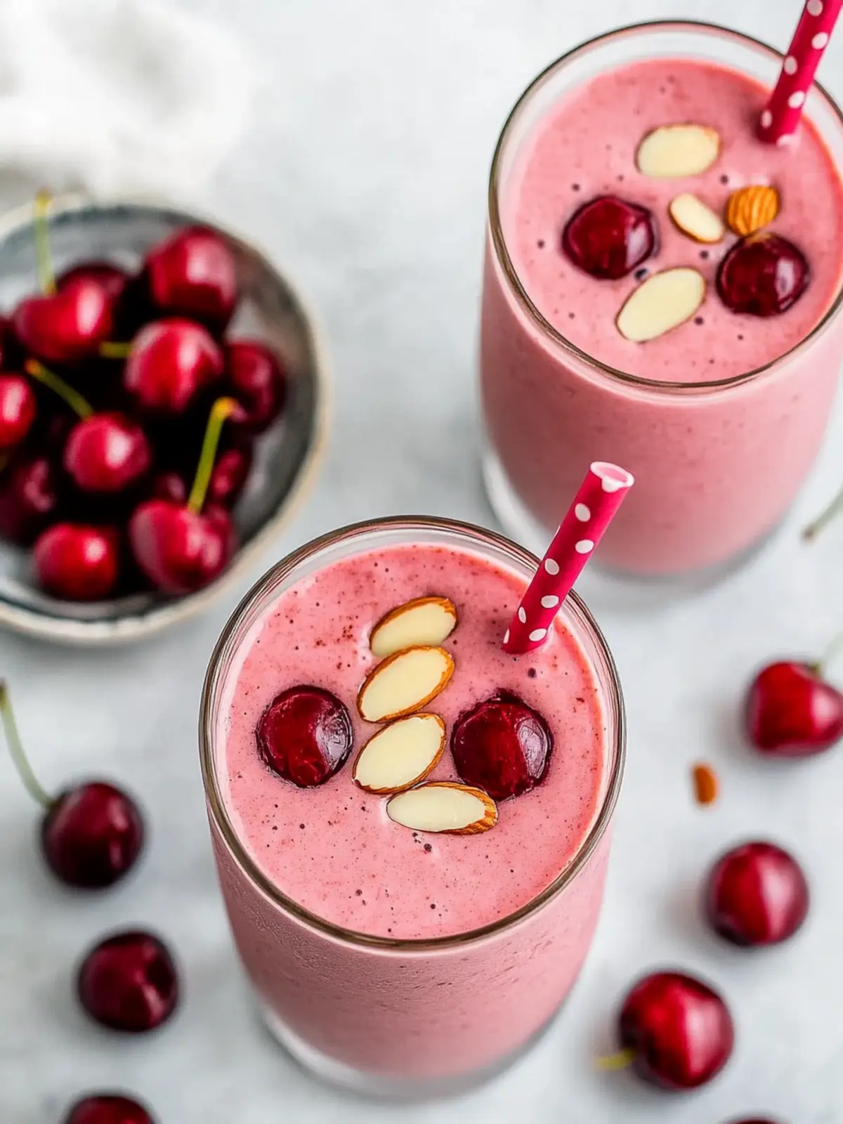 Delicious Almond Cherry Smoothie for a Nutritious Boost 2 Almond Cherry Smoothie