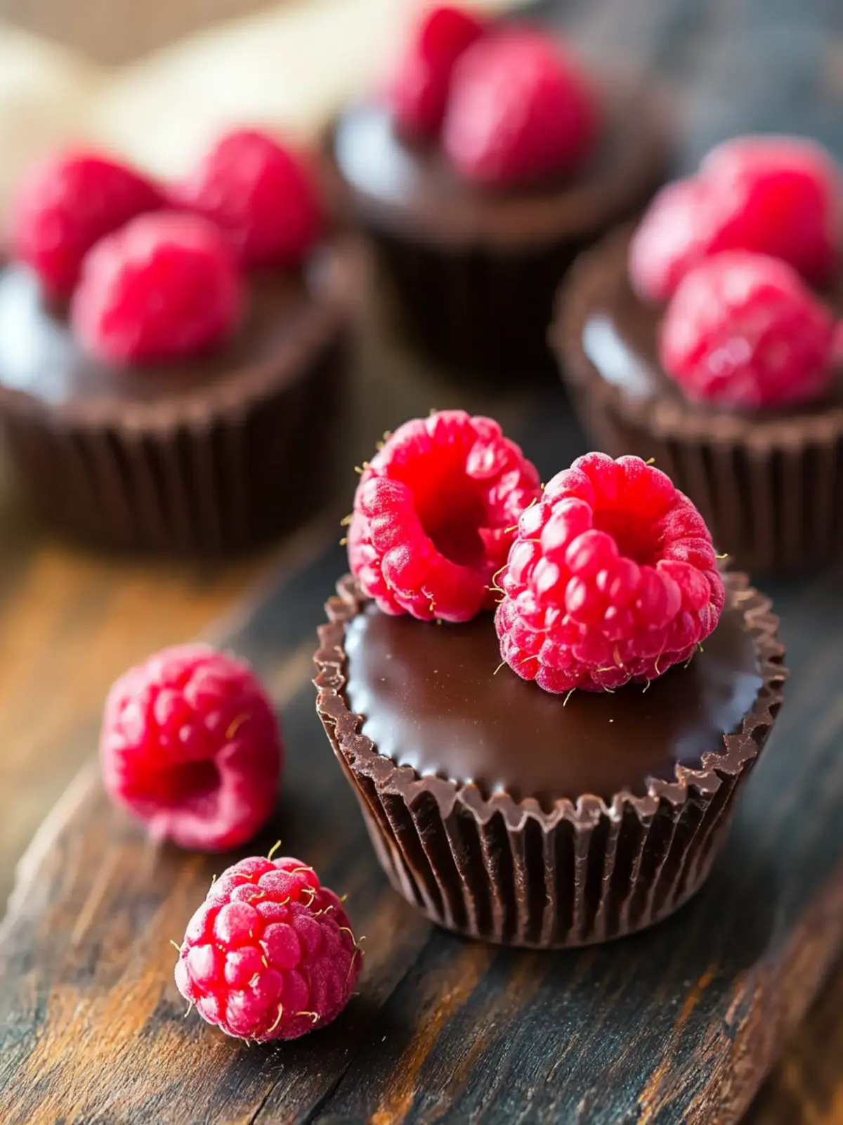 Decadent Chocolate Raspberry Cups for Sweet Indulgence 2 Chocolate Raspberry Cups