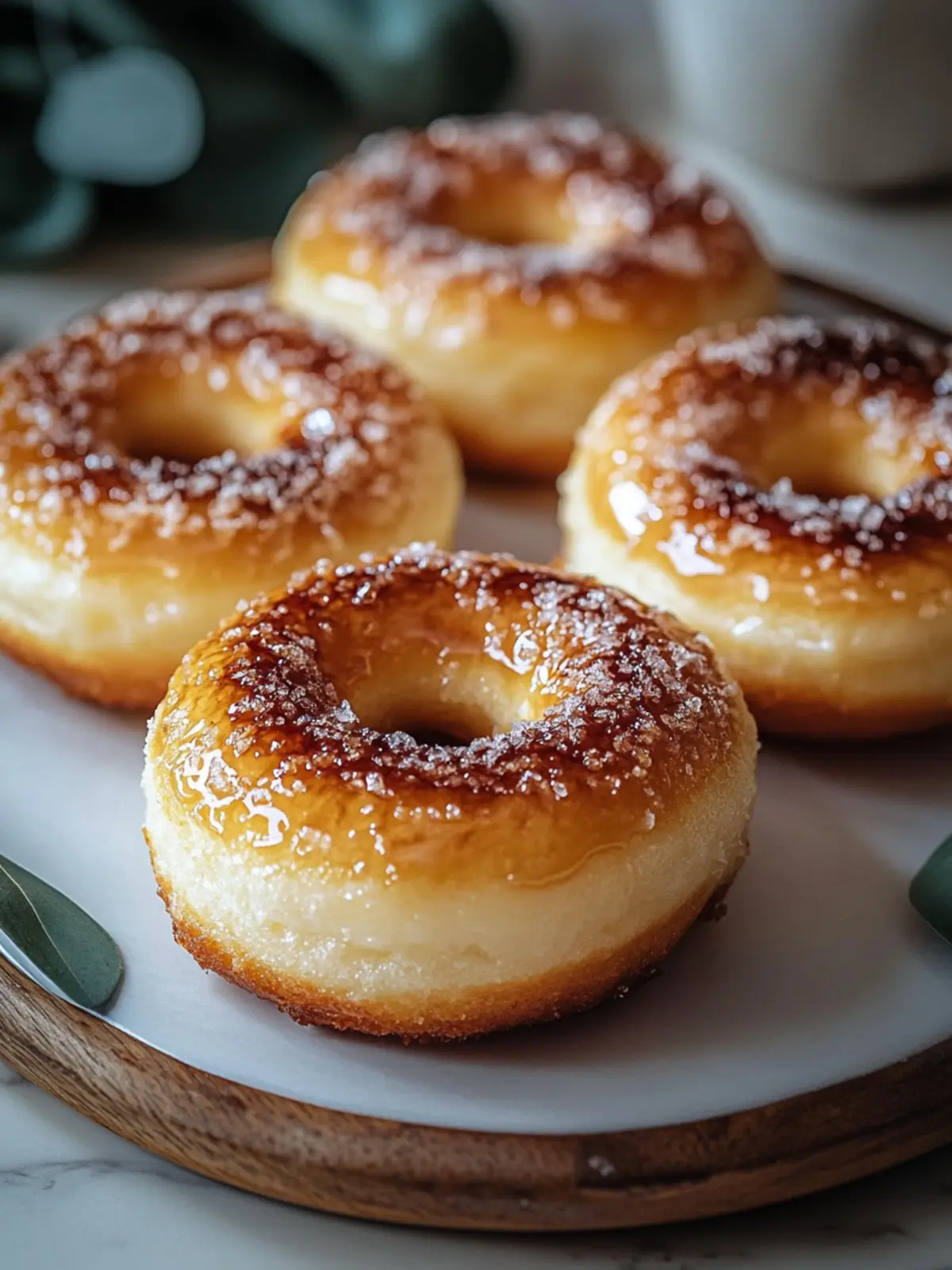Vanilla Bean Crème Brûlée Donuts for the Ultimate Sweet Indulgence 5 Vanilla Bean Crème Brûlée Donuts