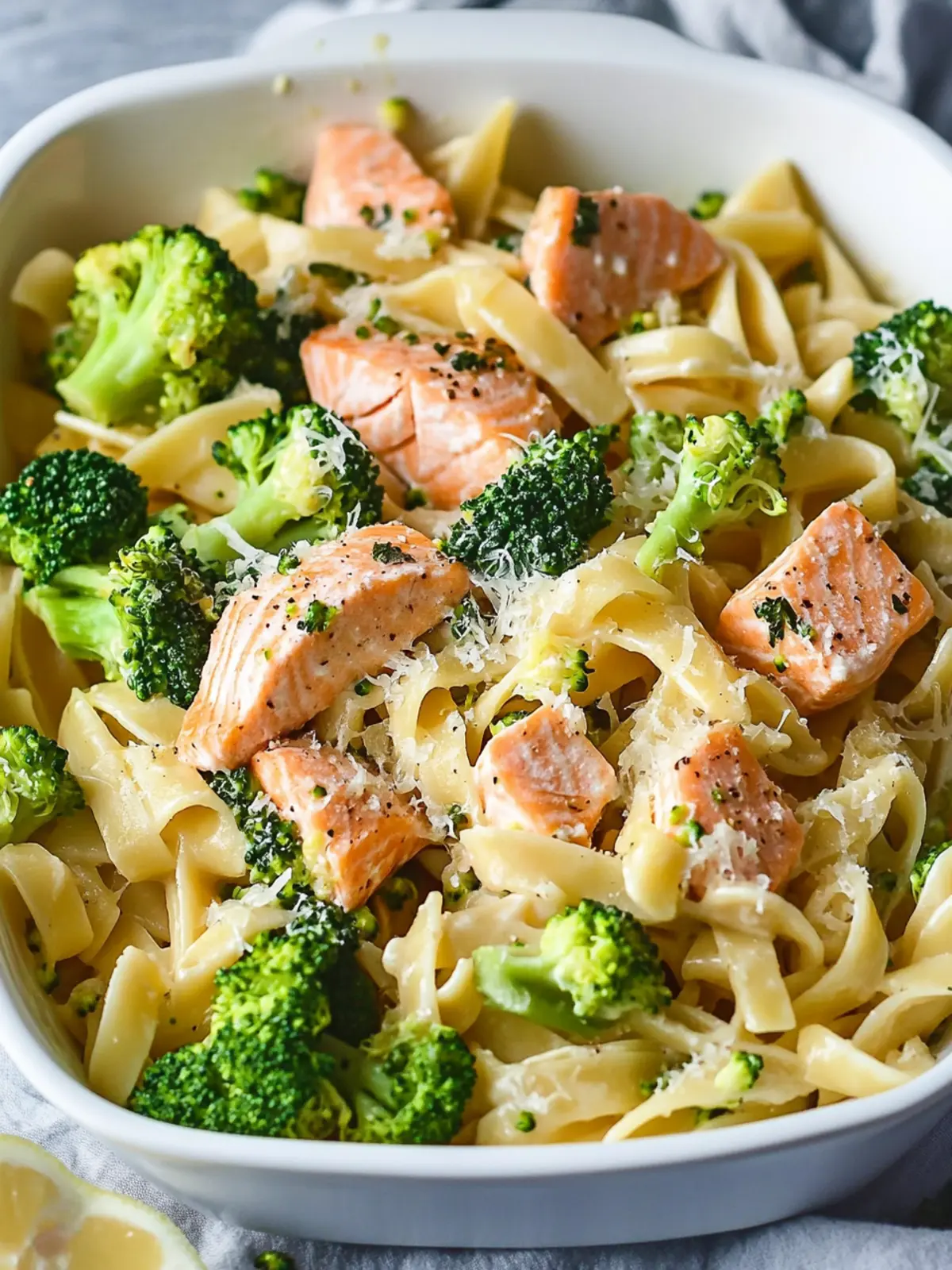 Savory Salmon and Broccoli Pasta Bake That's Pure Comfort 4 Salmon and Broccoli Pasta