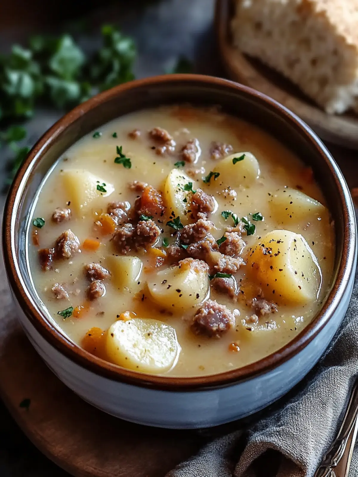 Cozy Crockpot Potato Soup with Sausage: Your Ultimate Comfort Meal 4 Cozy Crockpot Potato Soup with Sausage