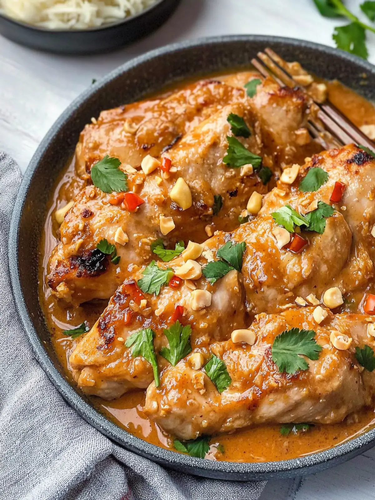 Baked Thai Peanut Chicken that Will Wow Your Taste Buds 5 Baked Thai Peanut Chicken