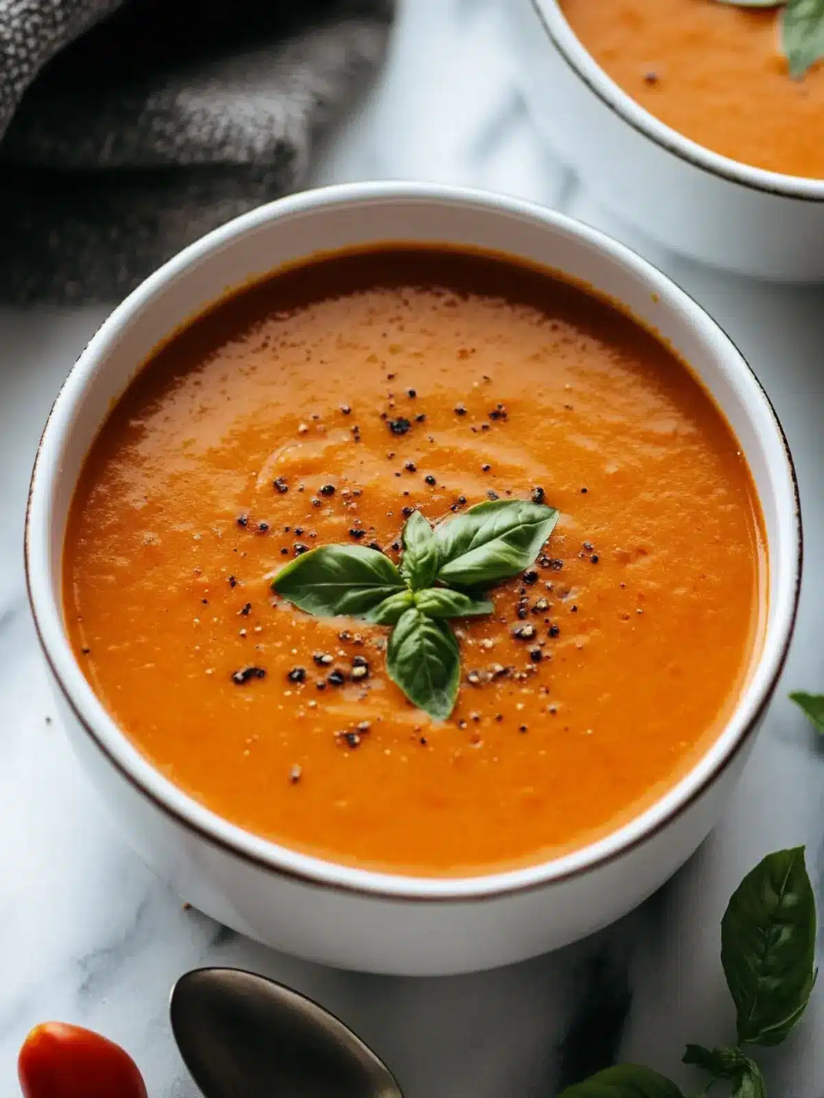 Creamy Roasted Tomato Soup: Your Ultimate Comfort Bowl 2 Creamy Roasted Tomato Soup