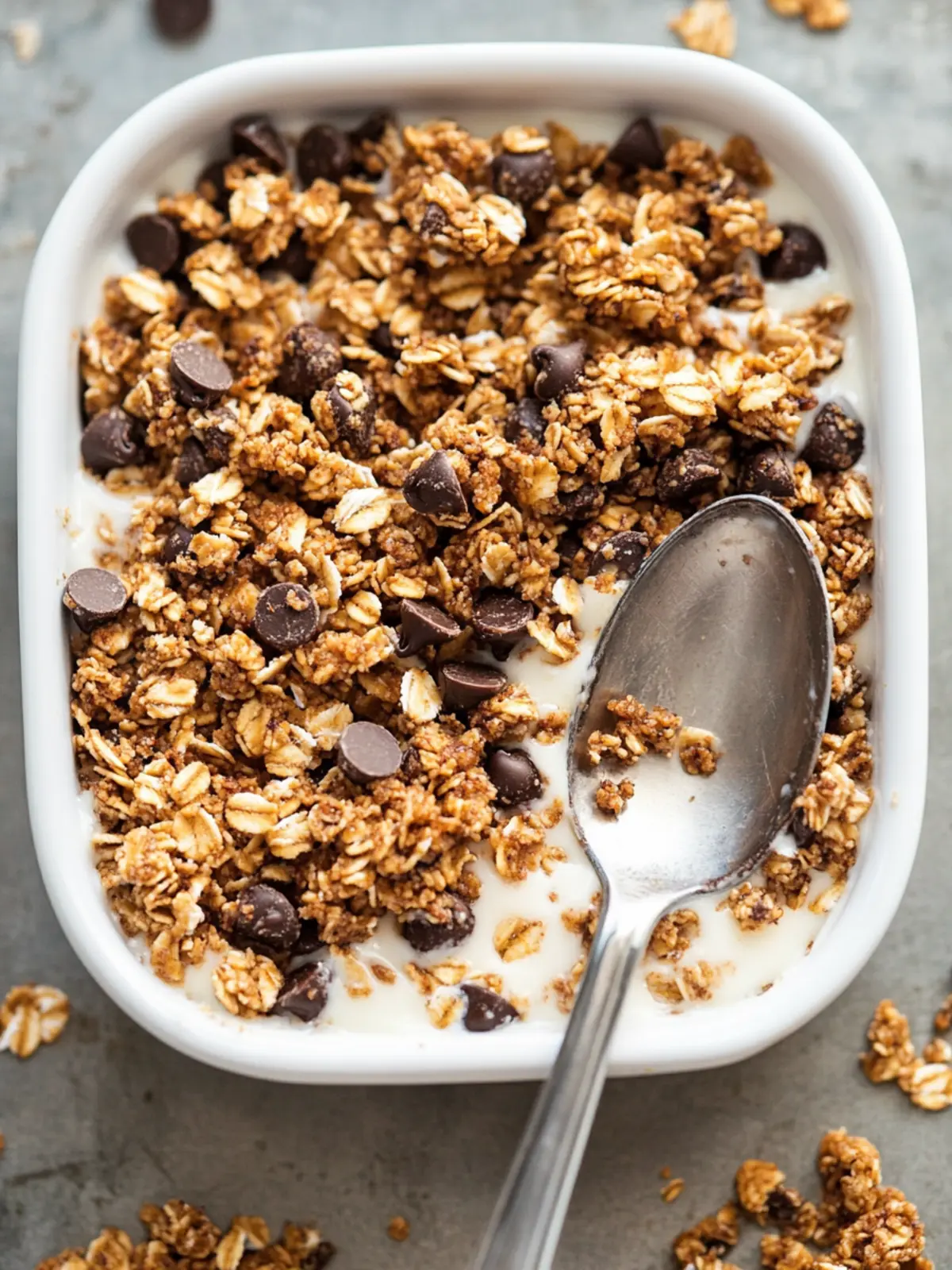 Chocolate Chip Cookie Granola for Sweet Crunchy Mornings 4 Chocolate Chip Cookie Granola