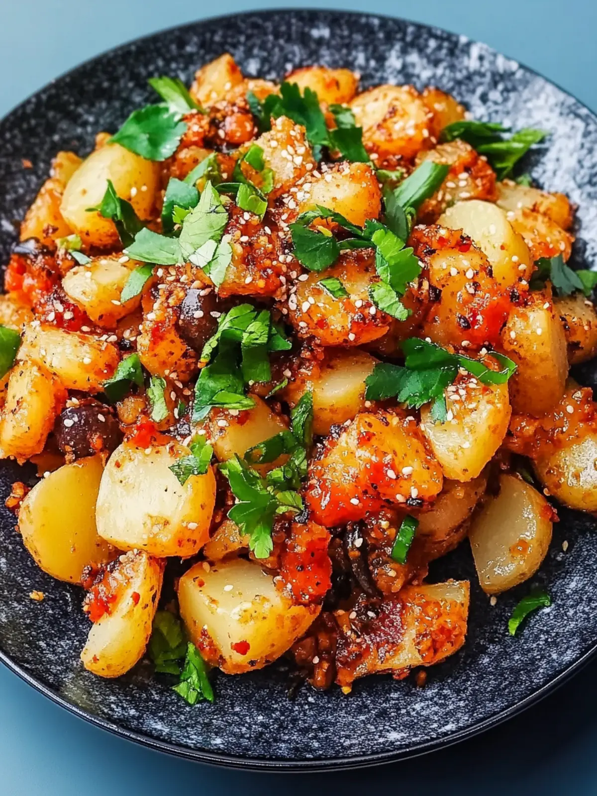 Crispy Gochujang Potato Salad: A Bold Vegan Twist 3 Crispy Gochujang Potato Salad