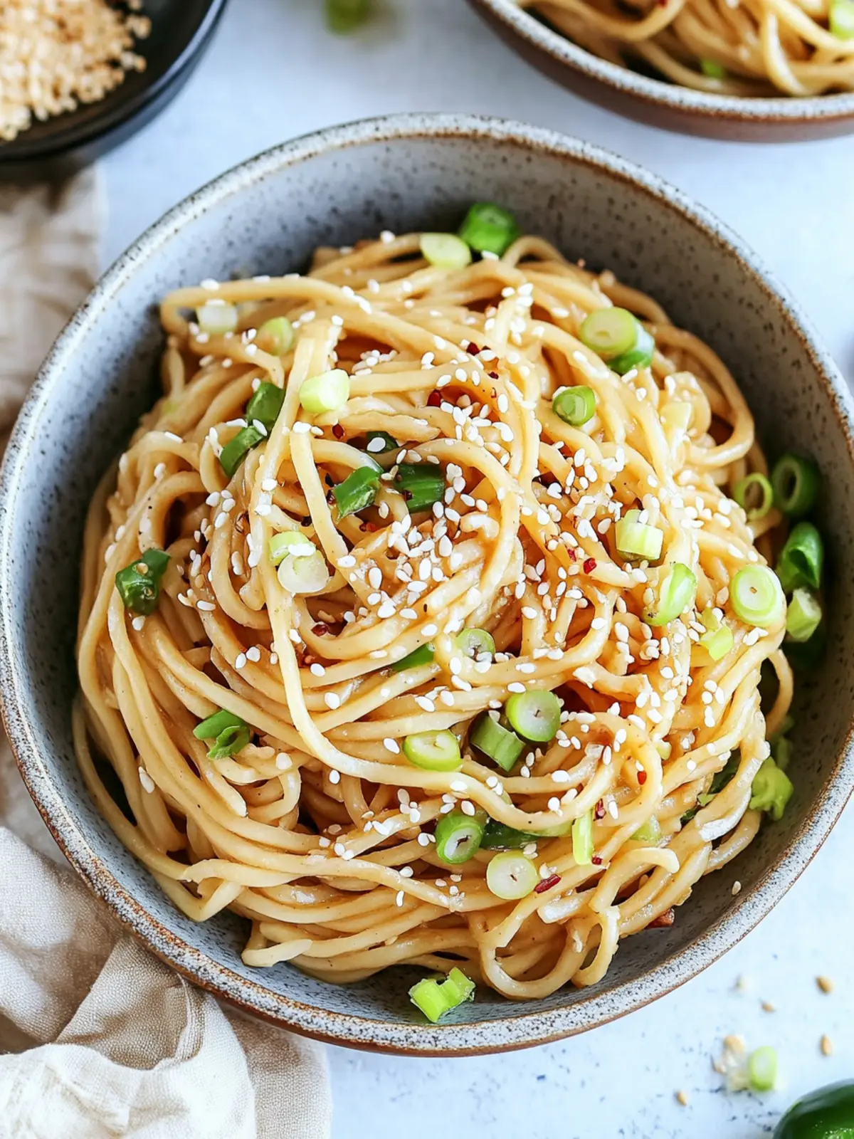Quick Garlic Sesame Noodles in 15 Minutes for Satisfying Flavor 3 Garlic Sesame Noodles (15-Minute