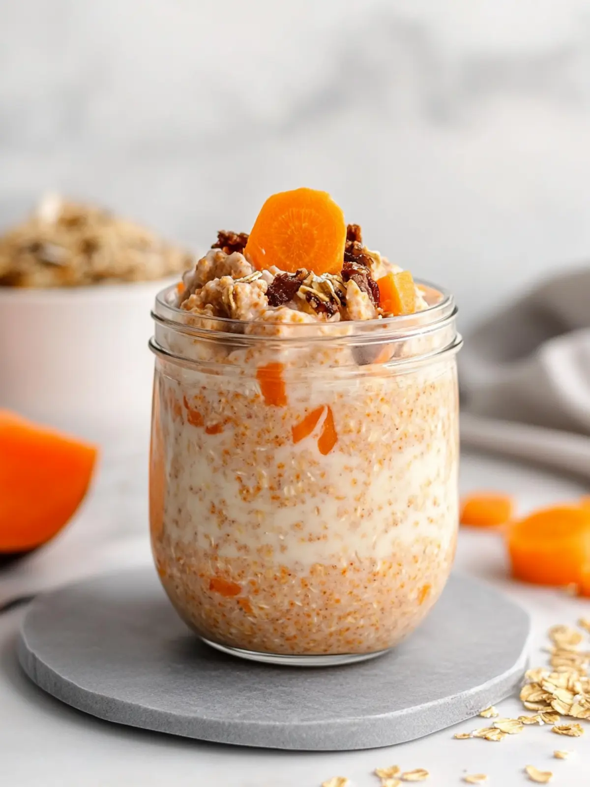 Carrot Cake Overnight Oats for a Wholesome Morning Boost 4 Carrot Cake Overnight Oats