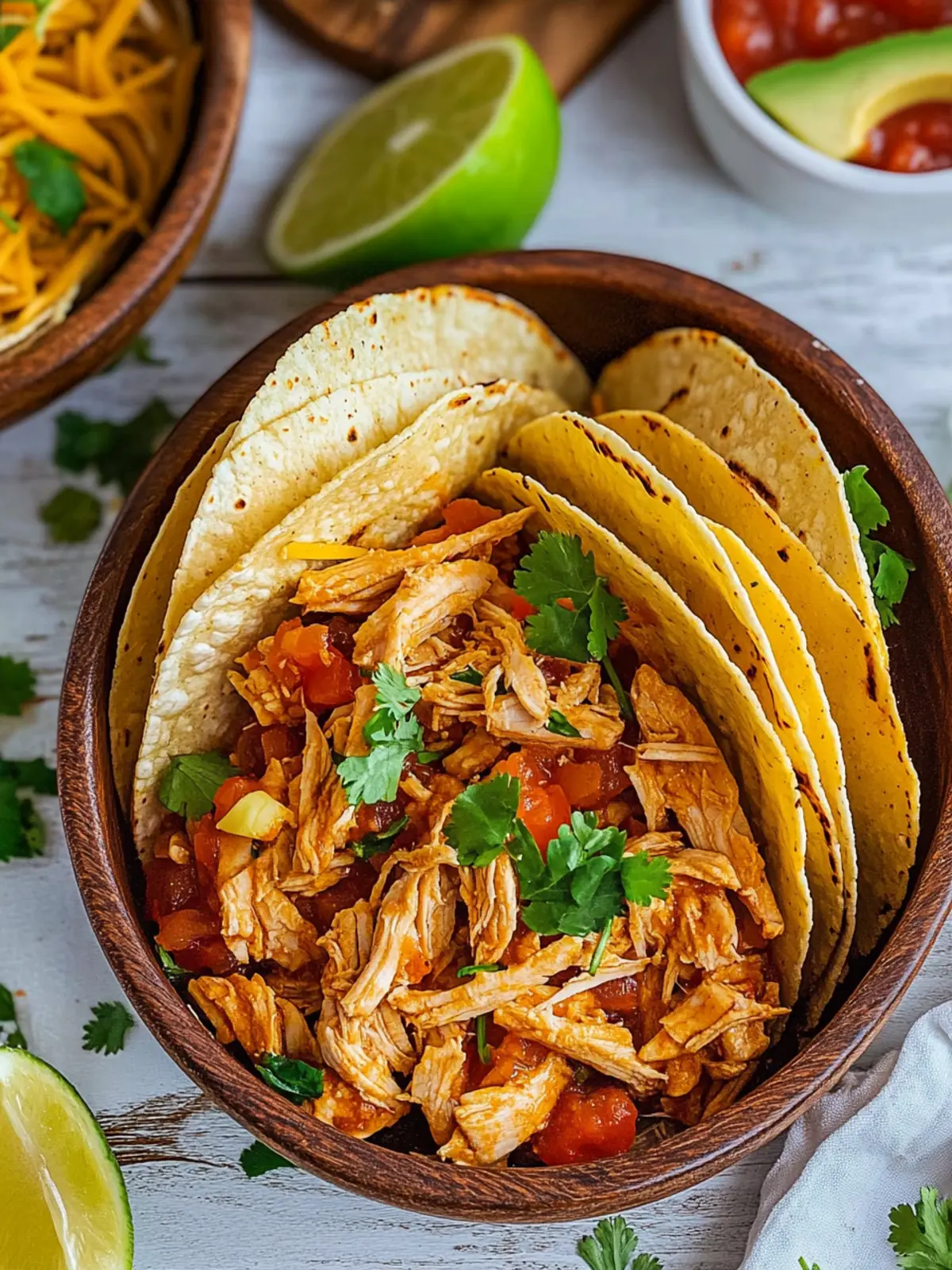 Deliciously Easy Crockpot Taco Chicken for Busy Weeknights 5 Crockpot Taco Chicken