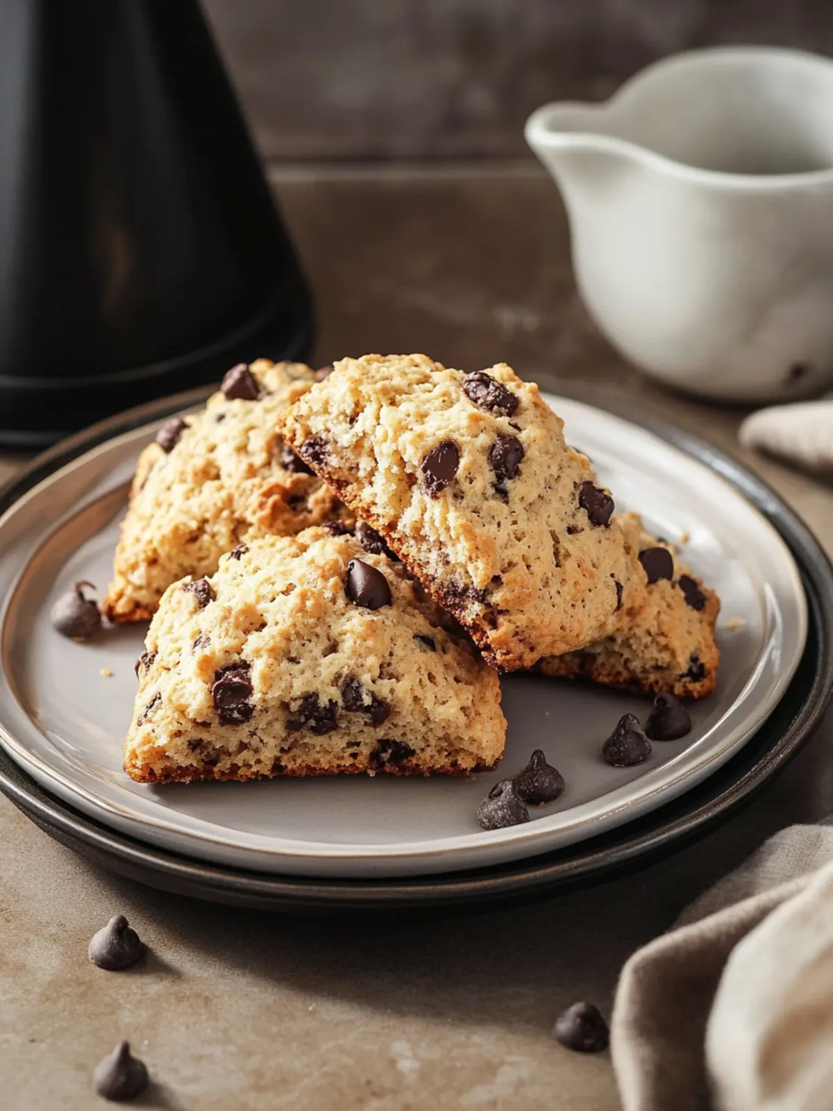Decadent Banana Chocolate Chip Scones You’ll Love Baking 2 Banana Chocolate Chip Scones