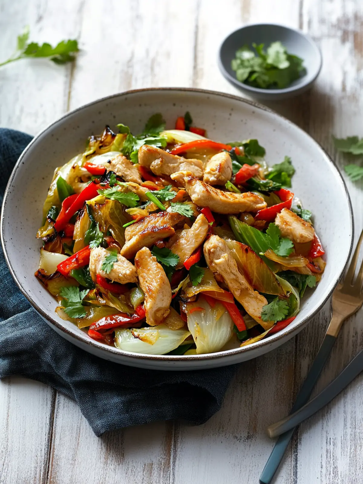 Satisfying Chicken and Cabbage Stir-Fry for Quick Dinners 5 Chicken and Cabbage Stir-Fry