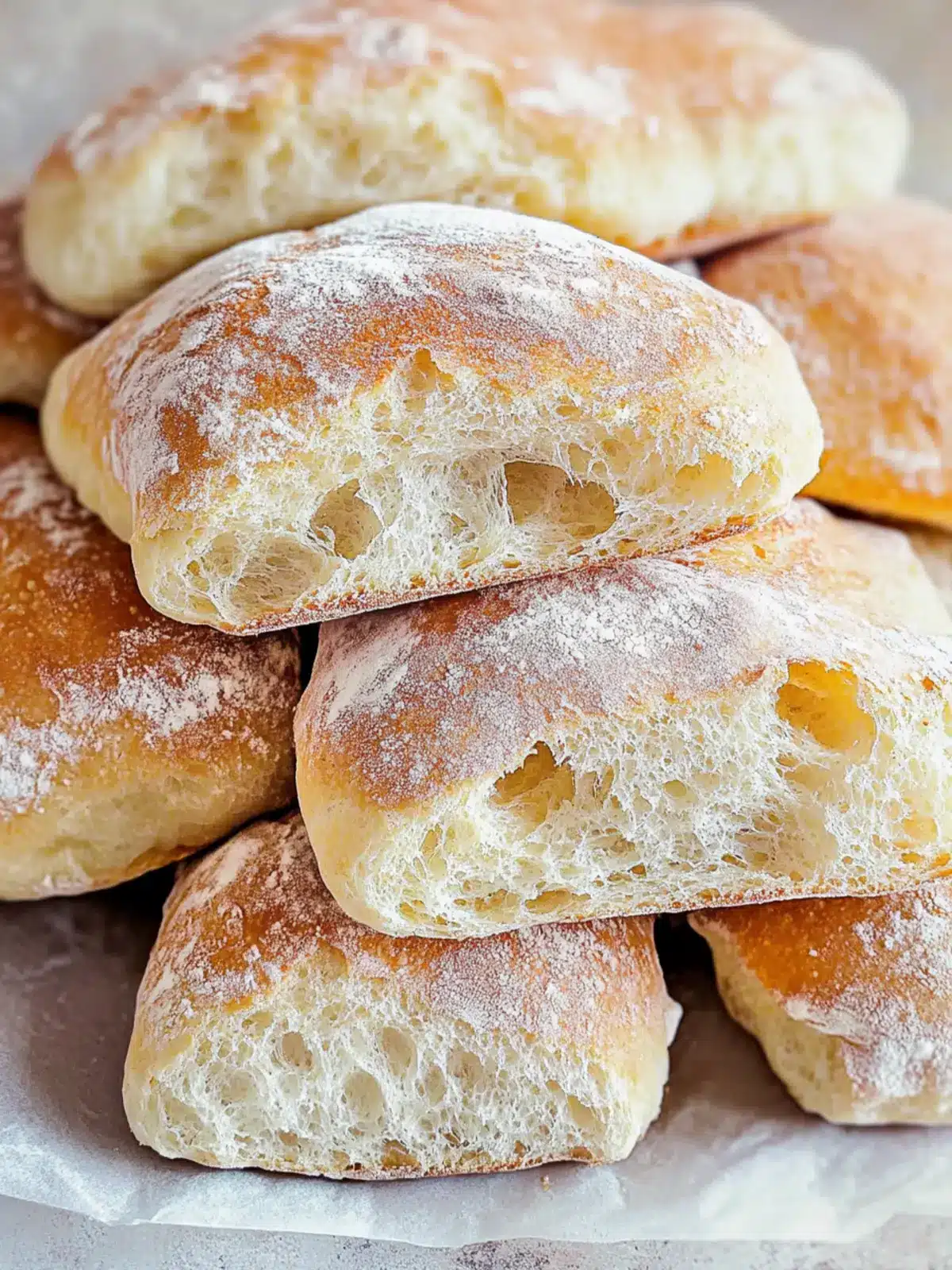 Italian Ciabatta Sandwich Bread: The Ultimate Fresh Delight 2 Italian Ciabatta Sandwich Bread